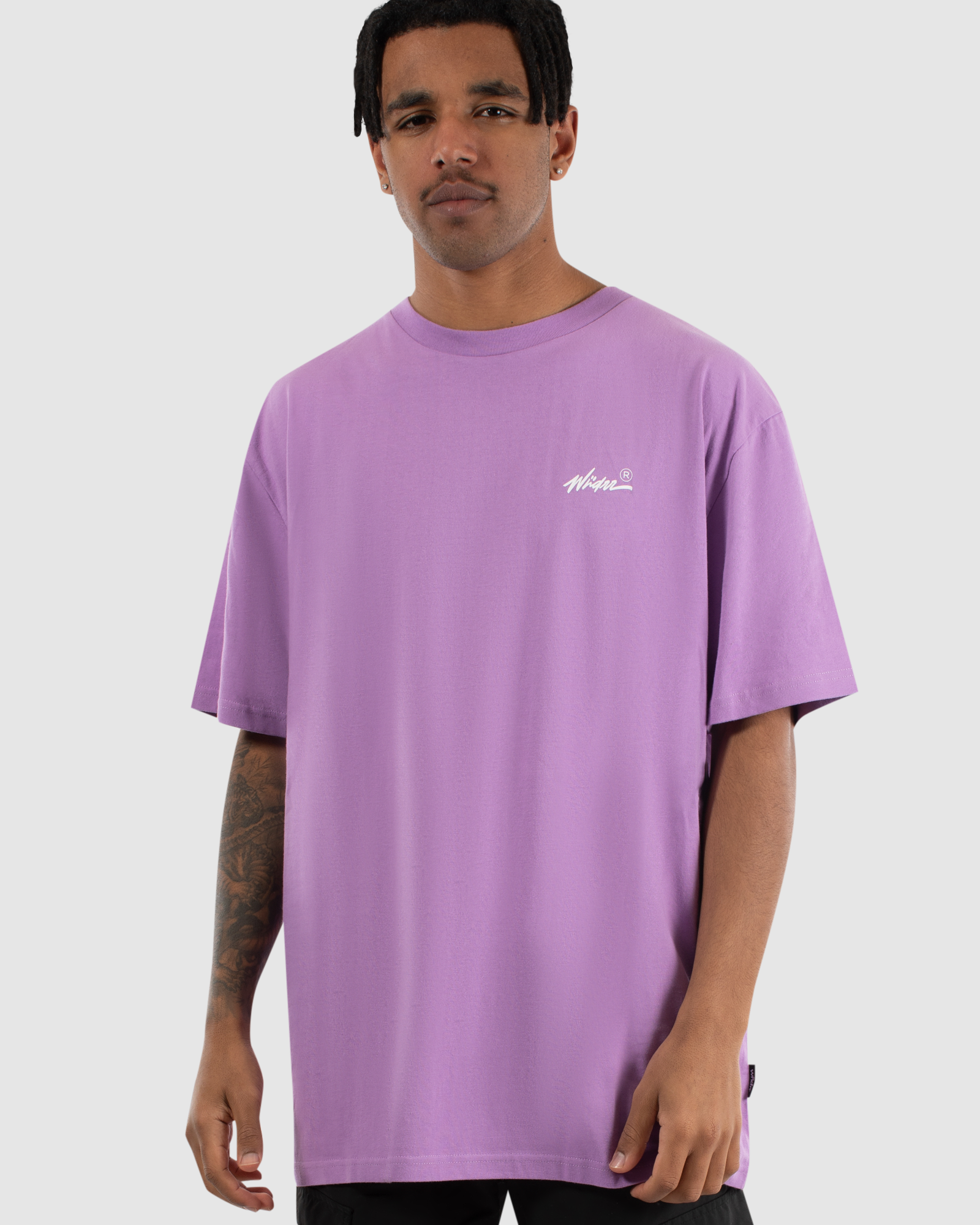BUTTERFLY BOX FIT TEE - VIOLET