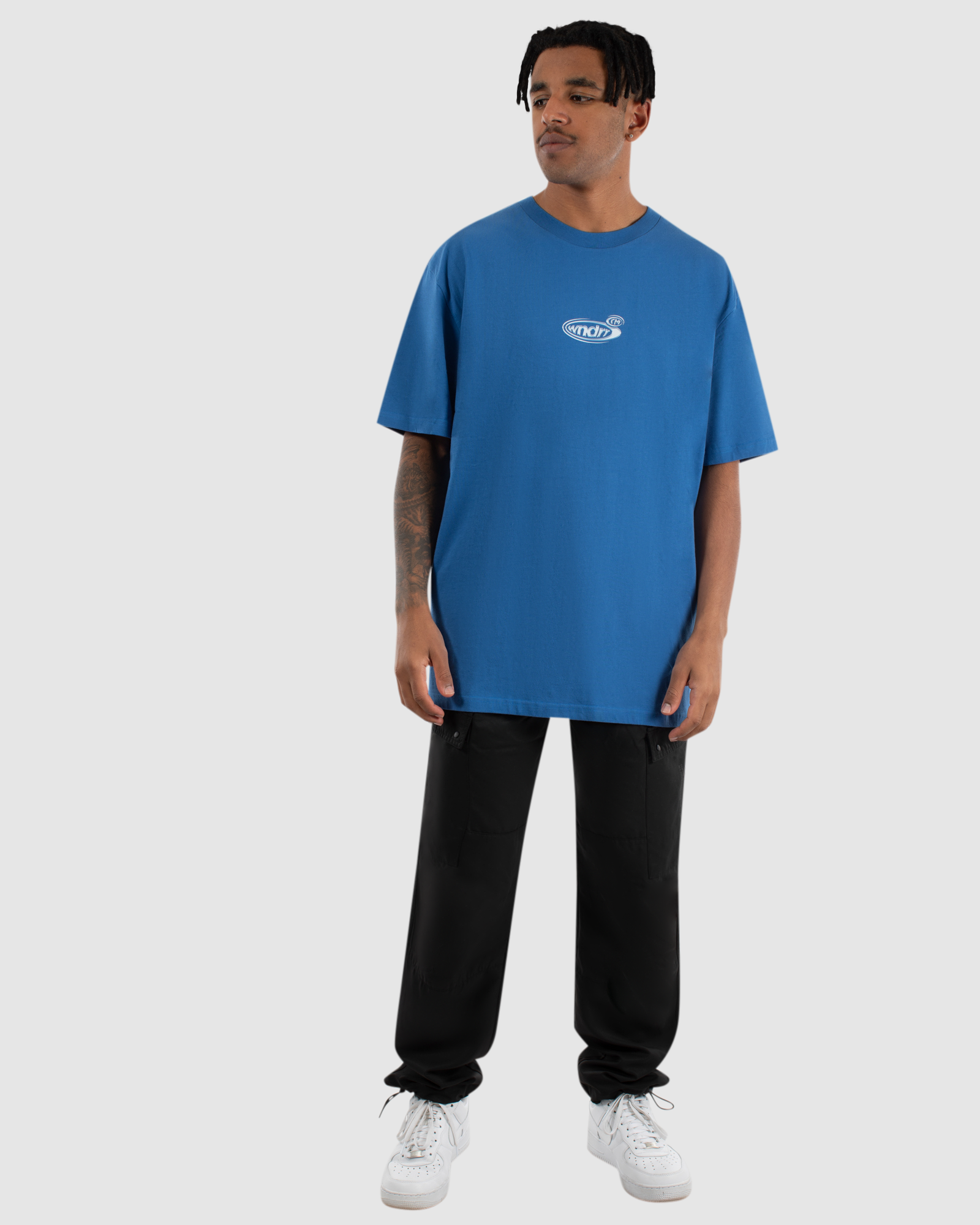 REDUX BOX FIT TEE - COBALT BLUE