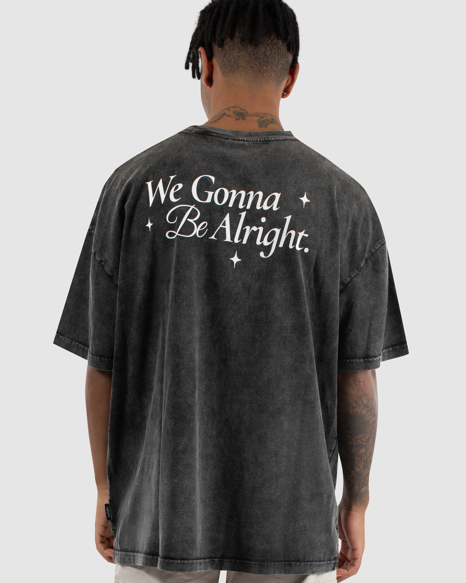 ENRICHED VINTAGE FIT TEE - WASHED BLACK