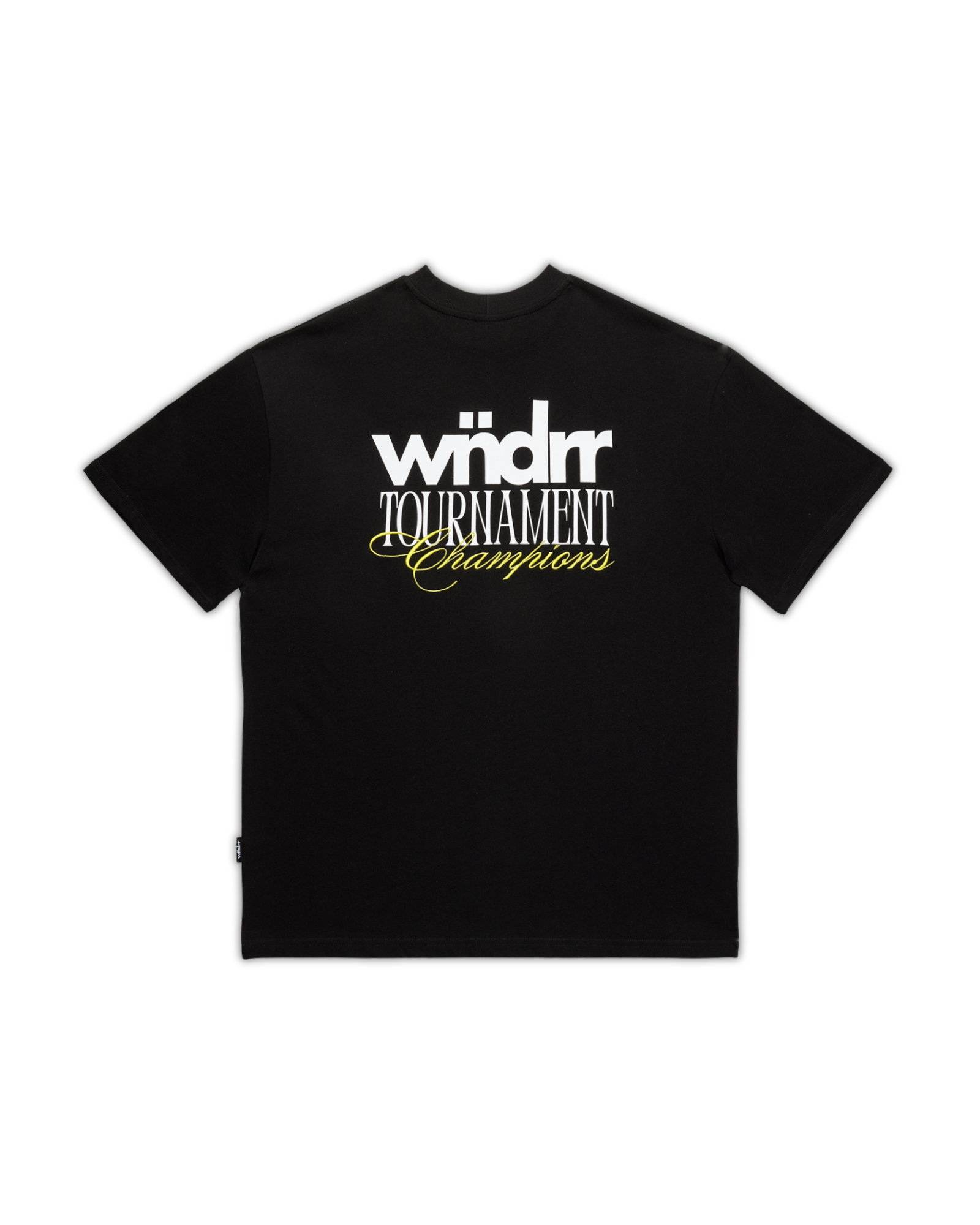 TOURNAMENT HEAVY WEIGHT TEE - BLACK