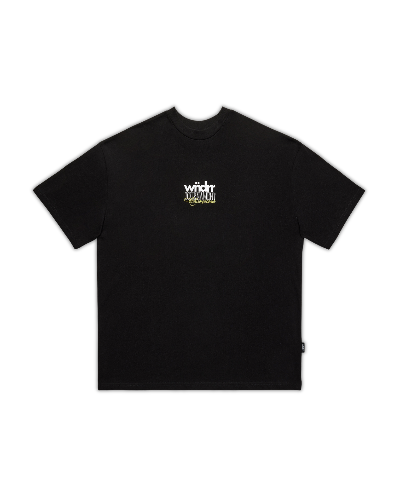 TOURNAMENT HEAVY WEIGHT TEE - BLACK