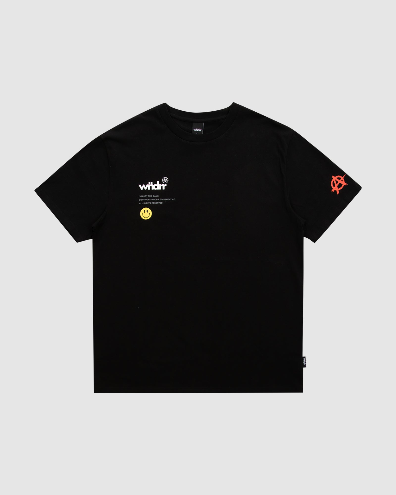 ILLEGIBLE BOX FIT TEE - BLACK