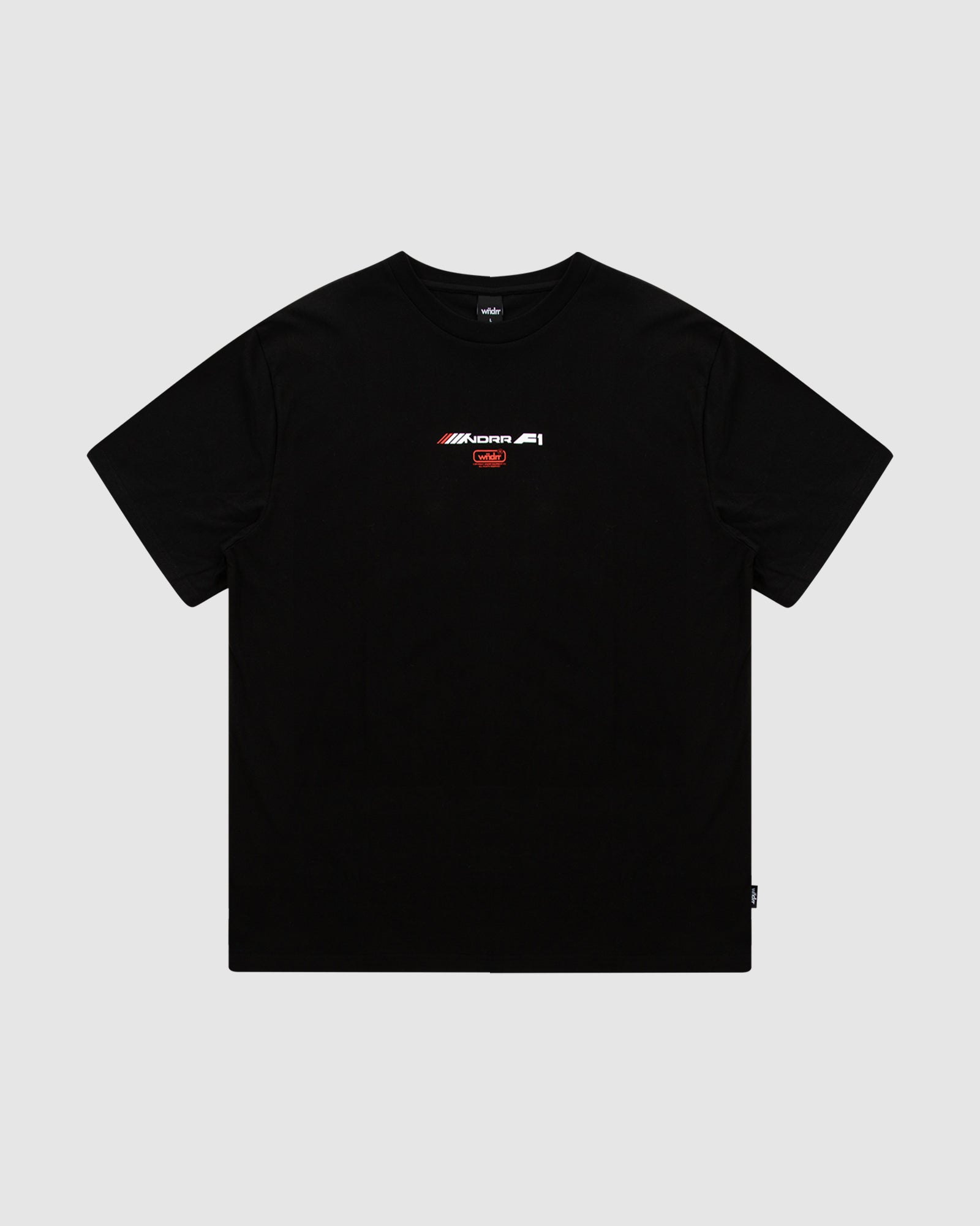 GRAND PRIX BOX FIT TEE - BLACK