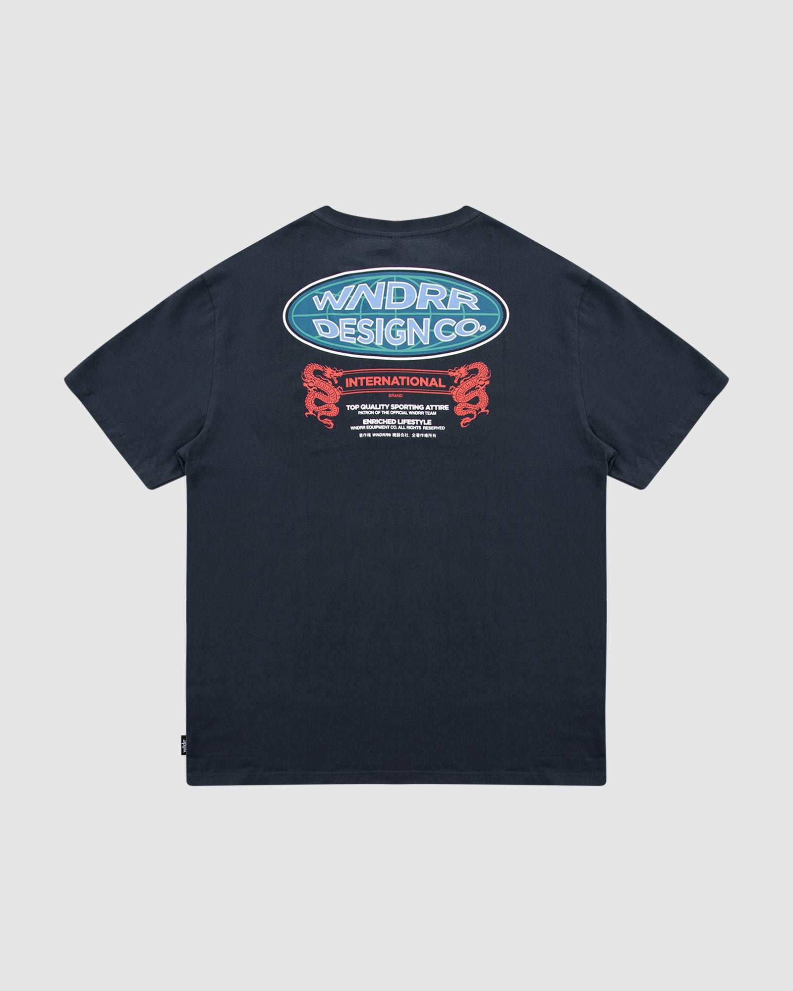 INTERNATIONAL BOX FIT TEE - DEEP NAVY