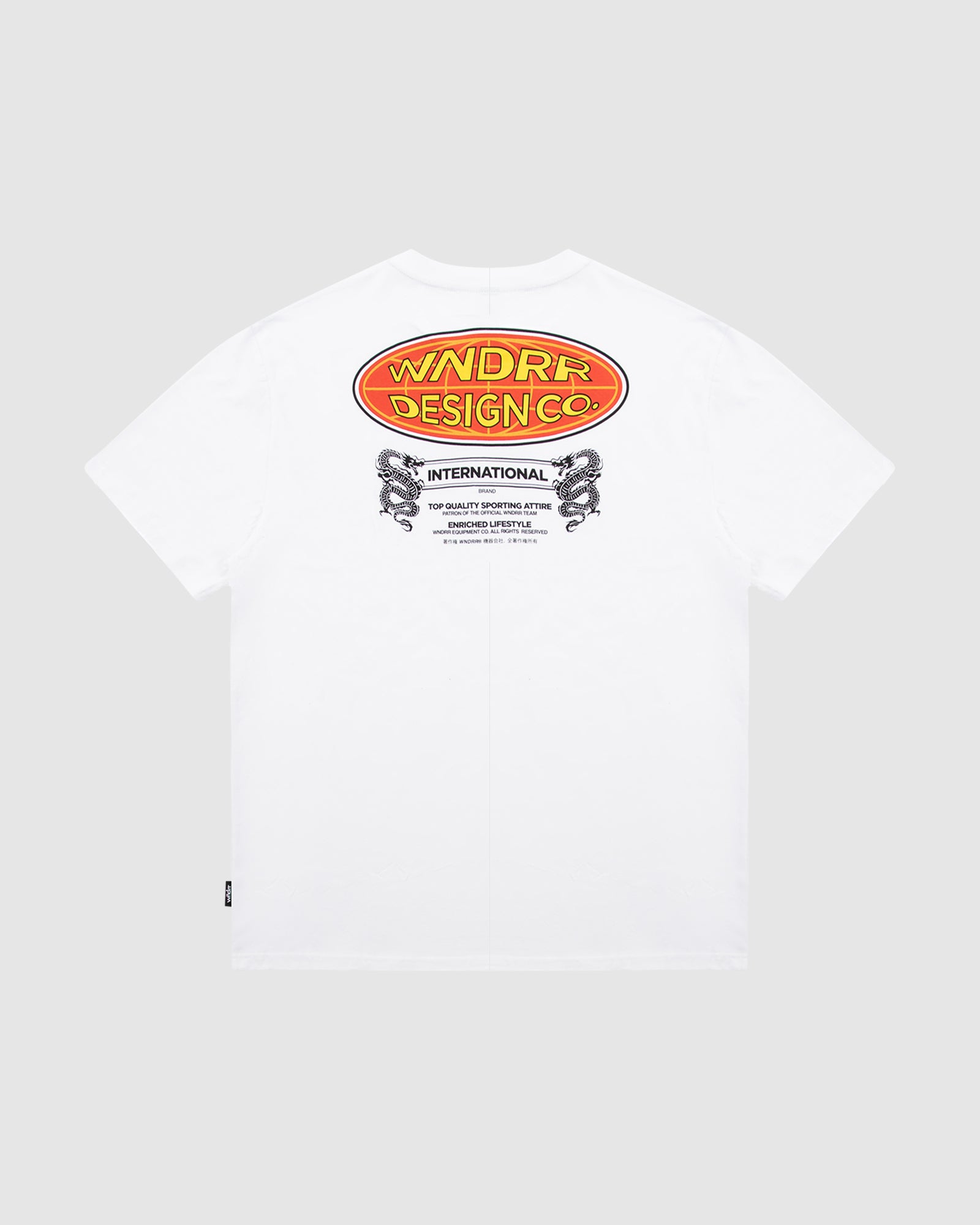 INTERNATIONAL BOX FIT TEE - WHITE