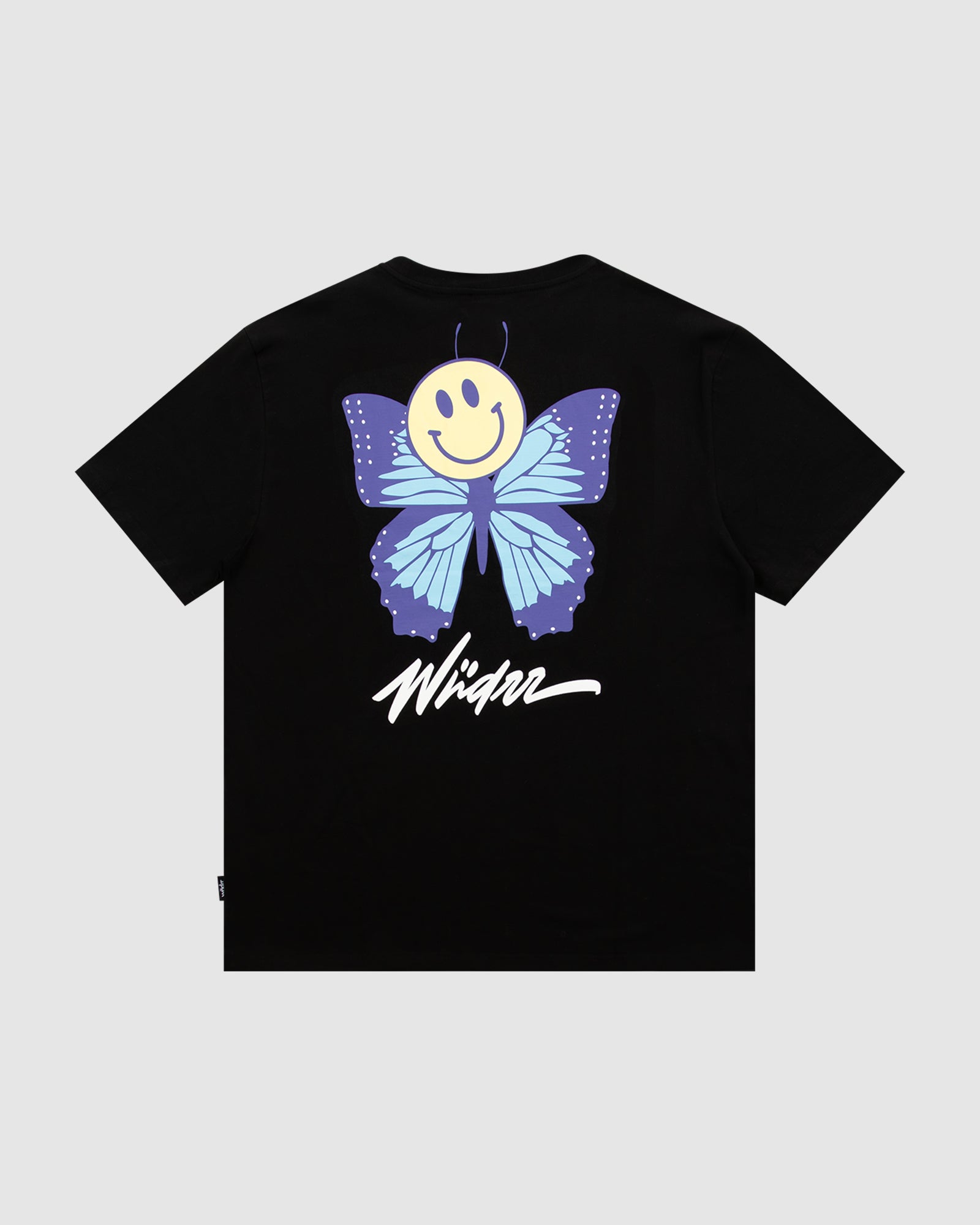 BUTTERFLY BOX FIT TEE - BLACK
