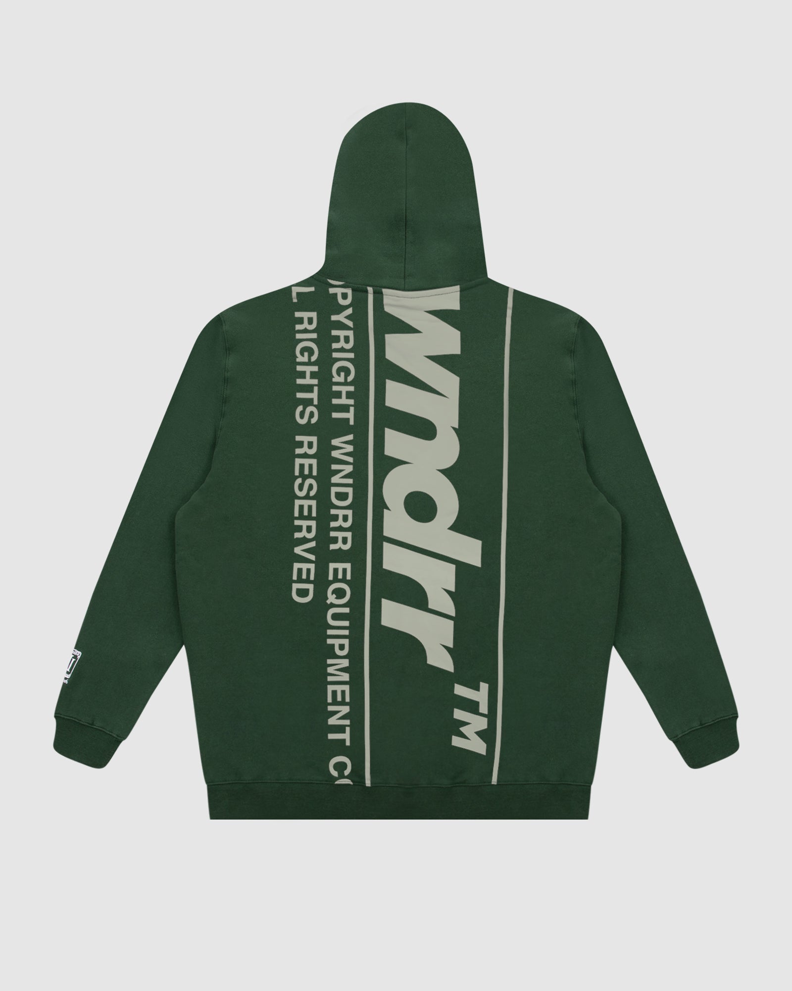 OUTPUT HOOD SWEAT - FOREST GREEN