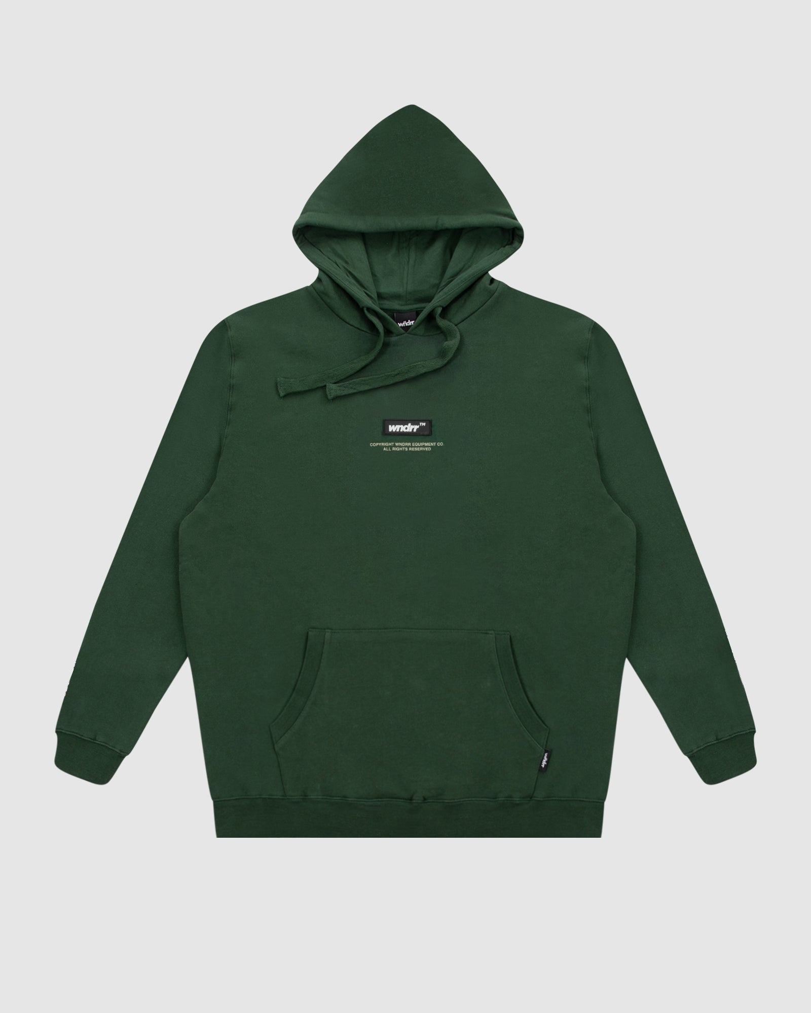 OUTPUT HOOD SWEAT - FOREST GREEN