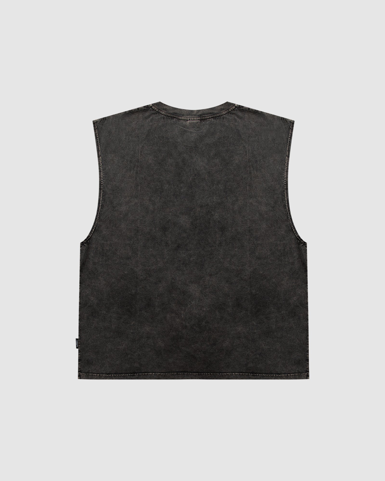 ETERNAL VINTAGE MUSCLE TOP - WASHED BLACK