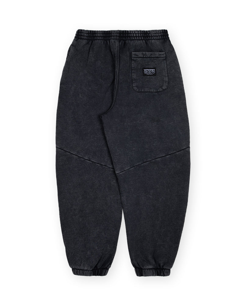 HALO BAGGY TRACKPANT - WASHED BLACK