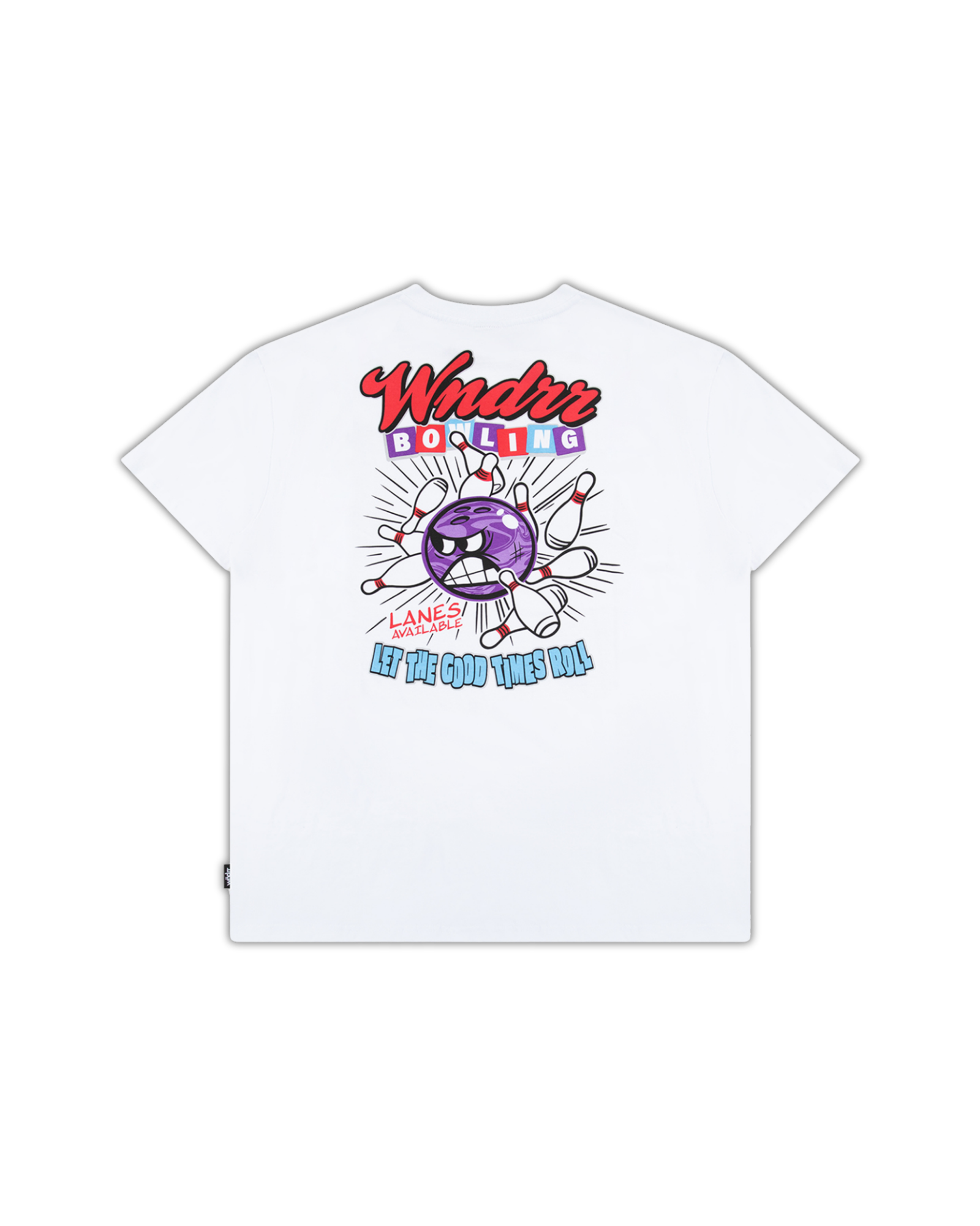 BOWLING BOX FIT TEE - WHITE