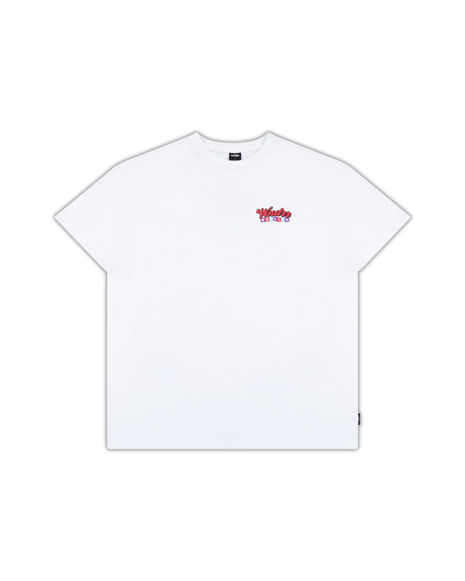 BOWLING BOX FIT TEE - WHITE