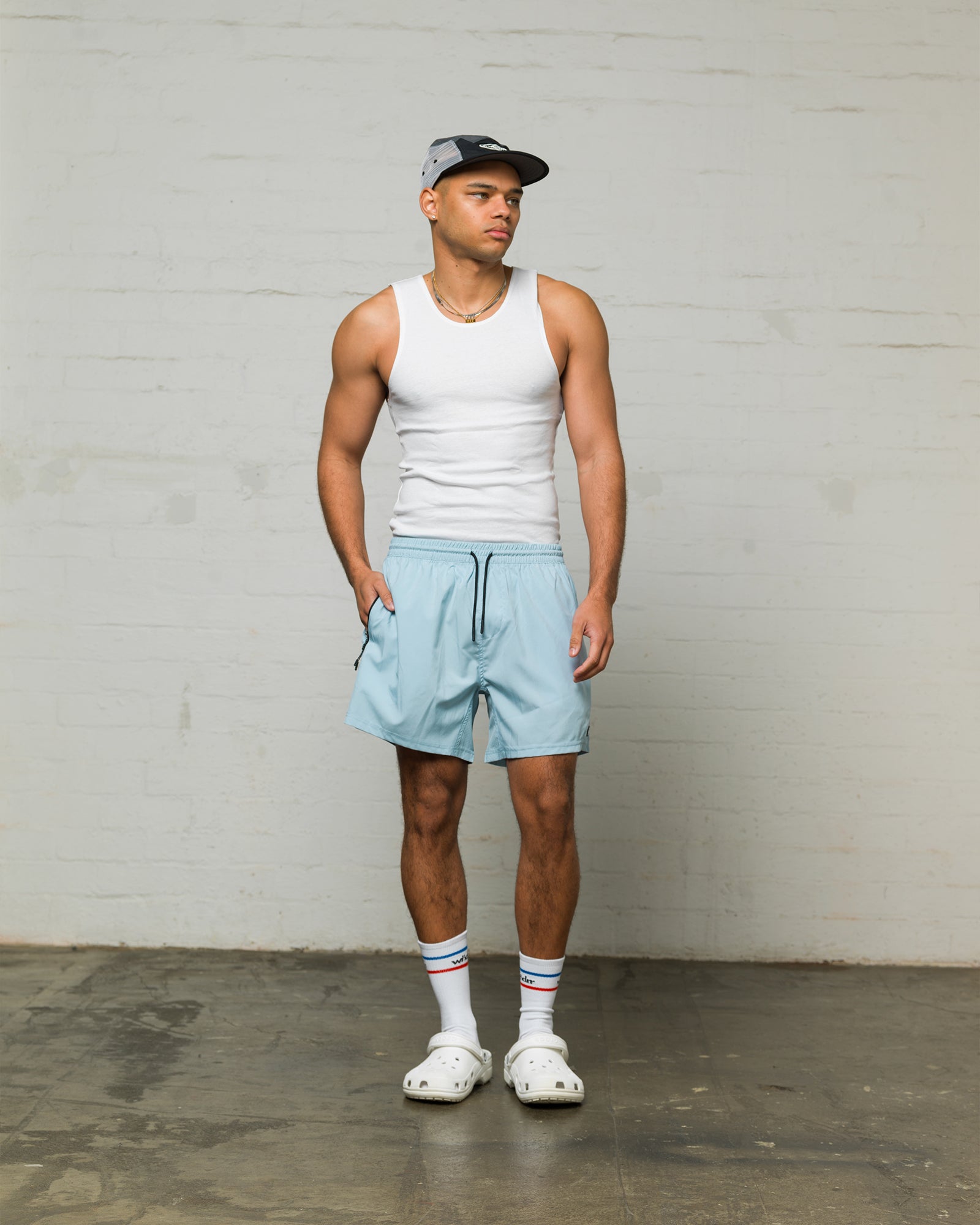 ROTHMAN SPORT SHORT - AIR BLUE