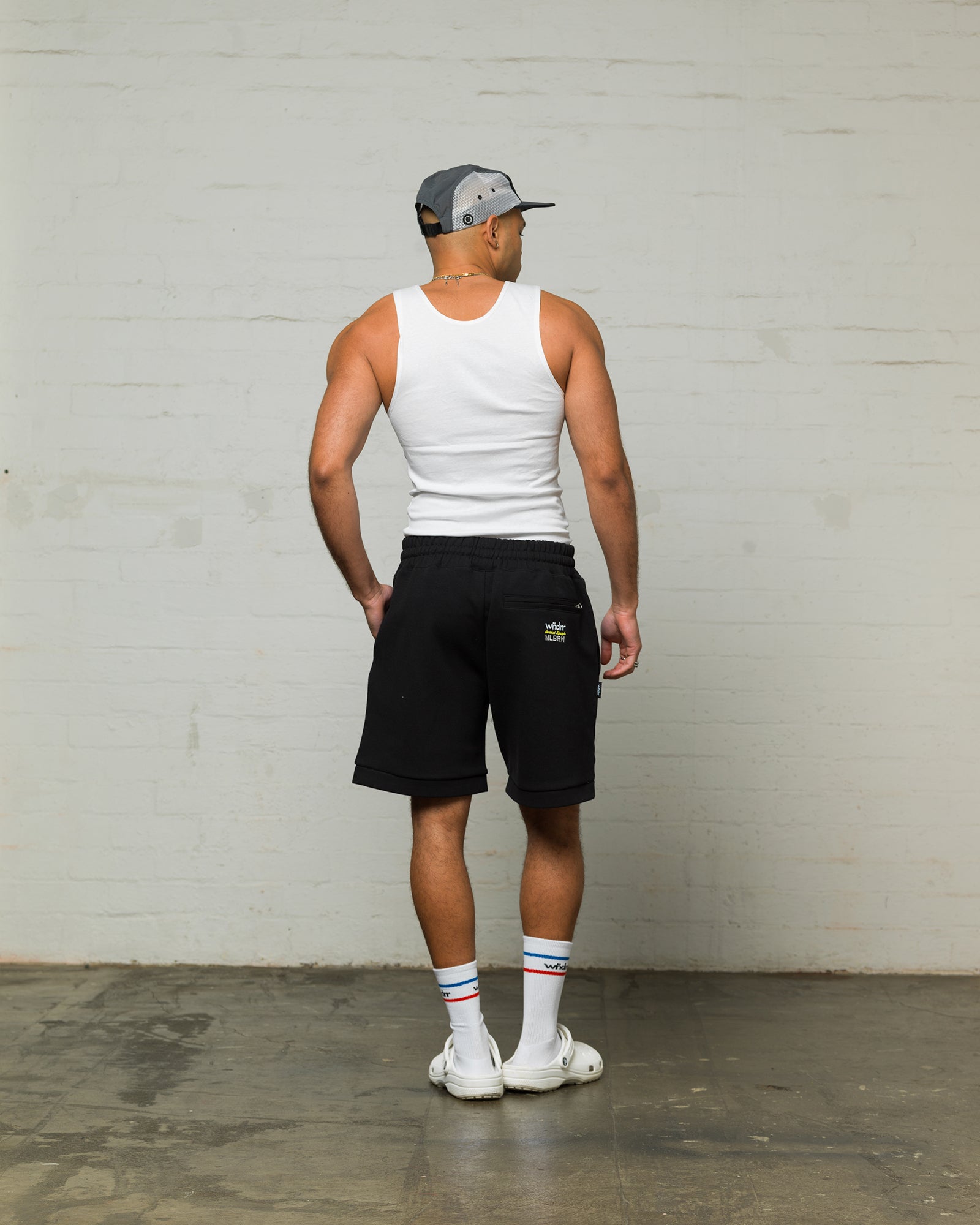 REPRESENT TECH TRACKSHORT - BLACK