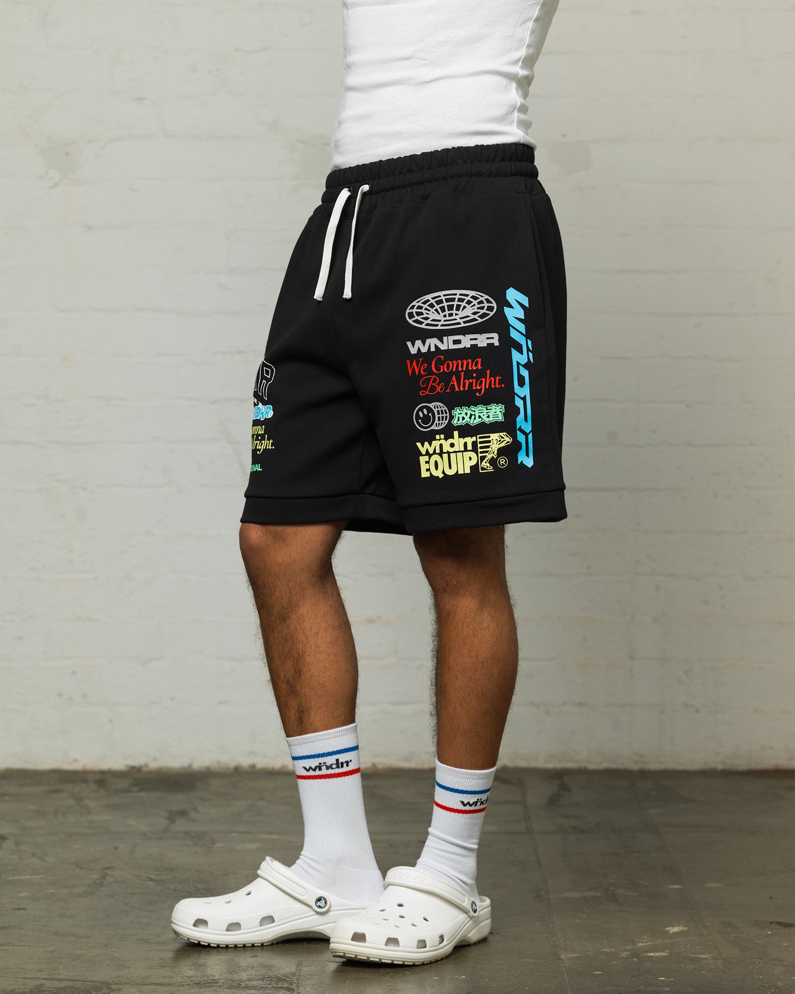 REPRESENT TECH TRACKSHORT - BLACK