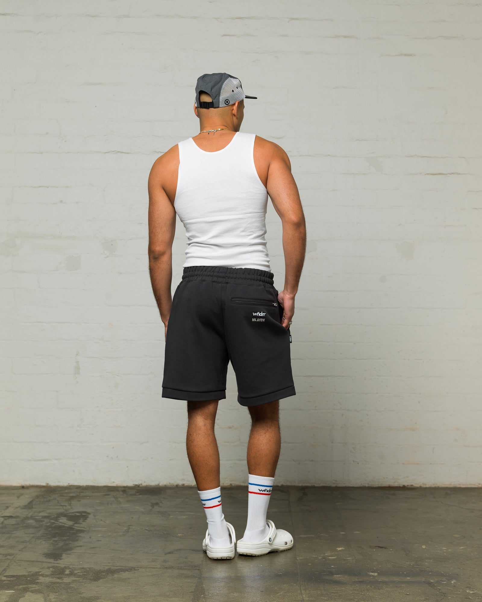 REPRESENT TECH TRACKSHORT - FADED BLACK