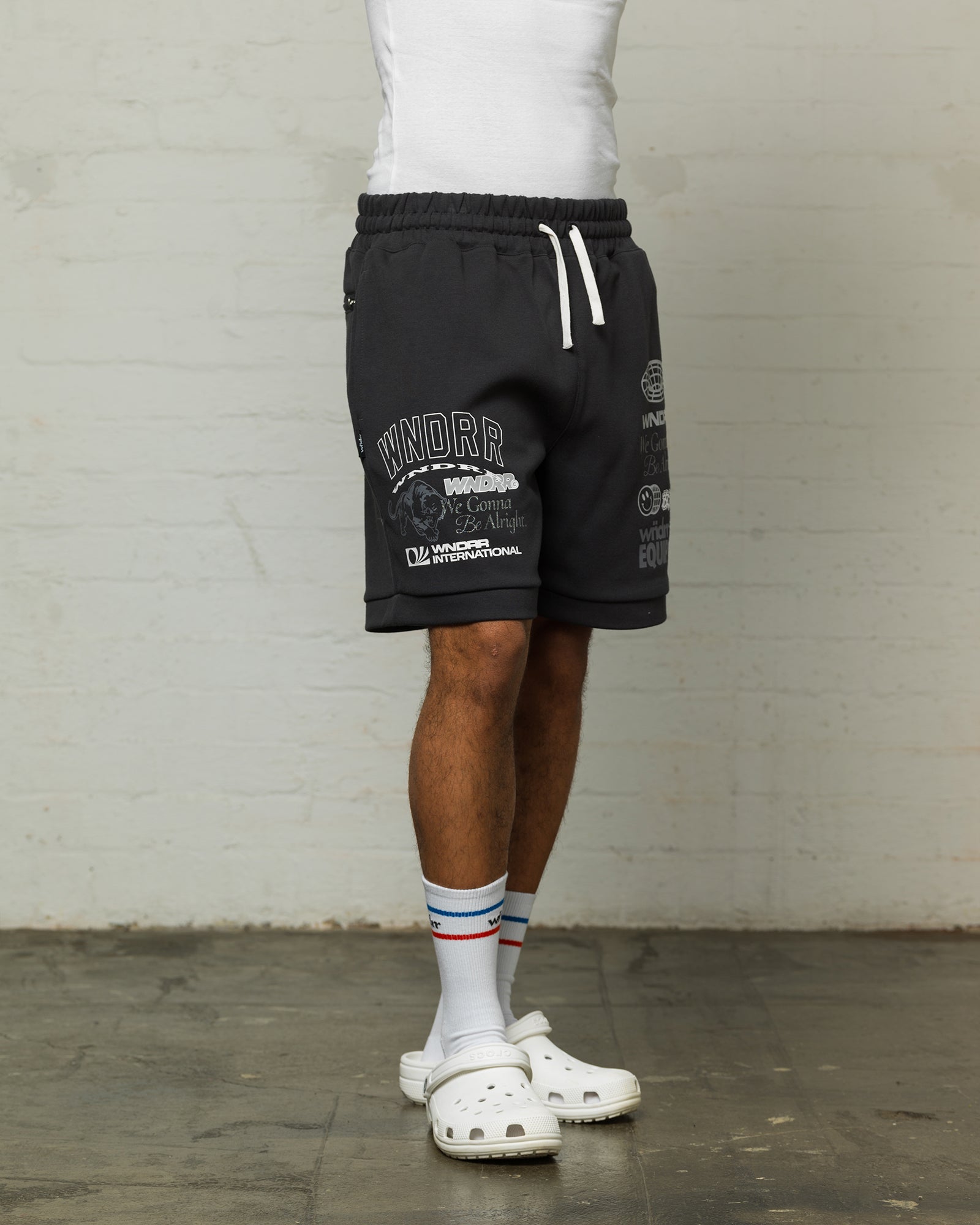 REPRESENT TECH TRACKSHORT - FADED BLACK