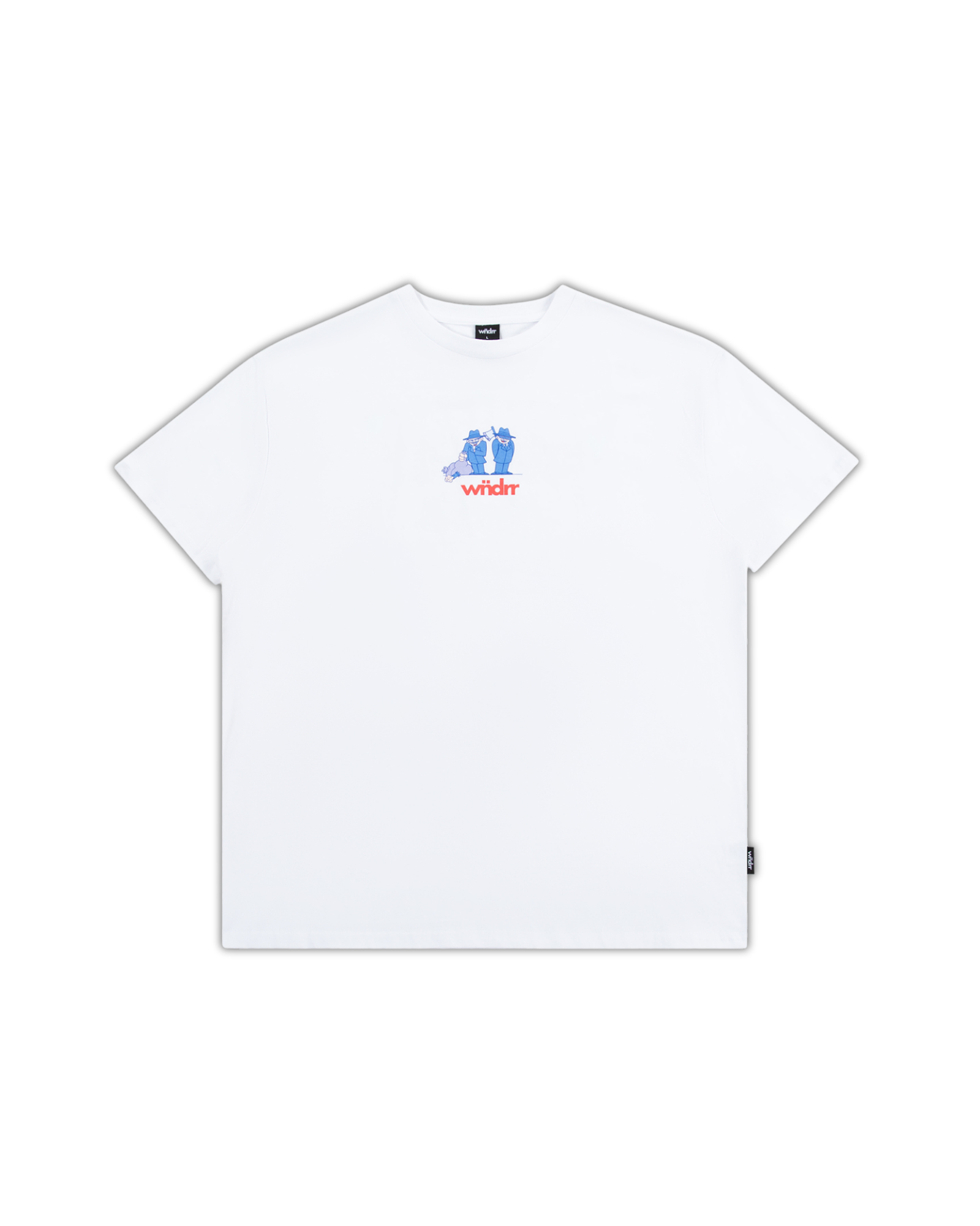WASTE MANAGEMENT BOX FIT TEE - WHITE