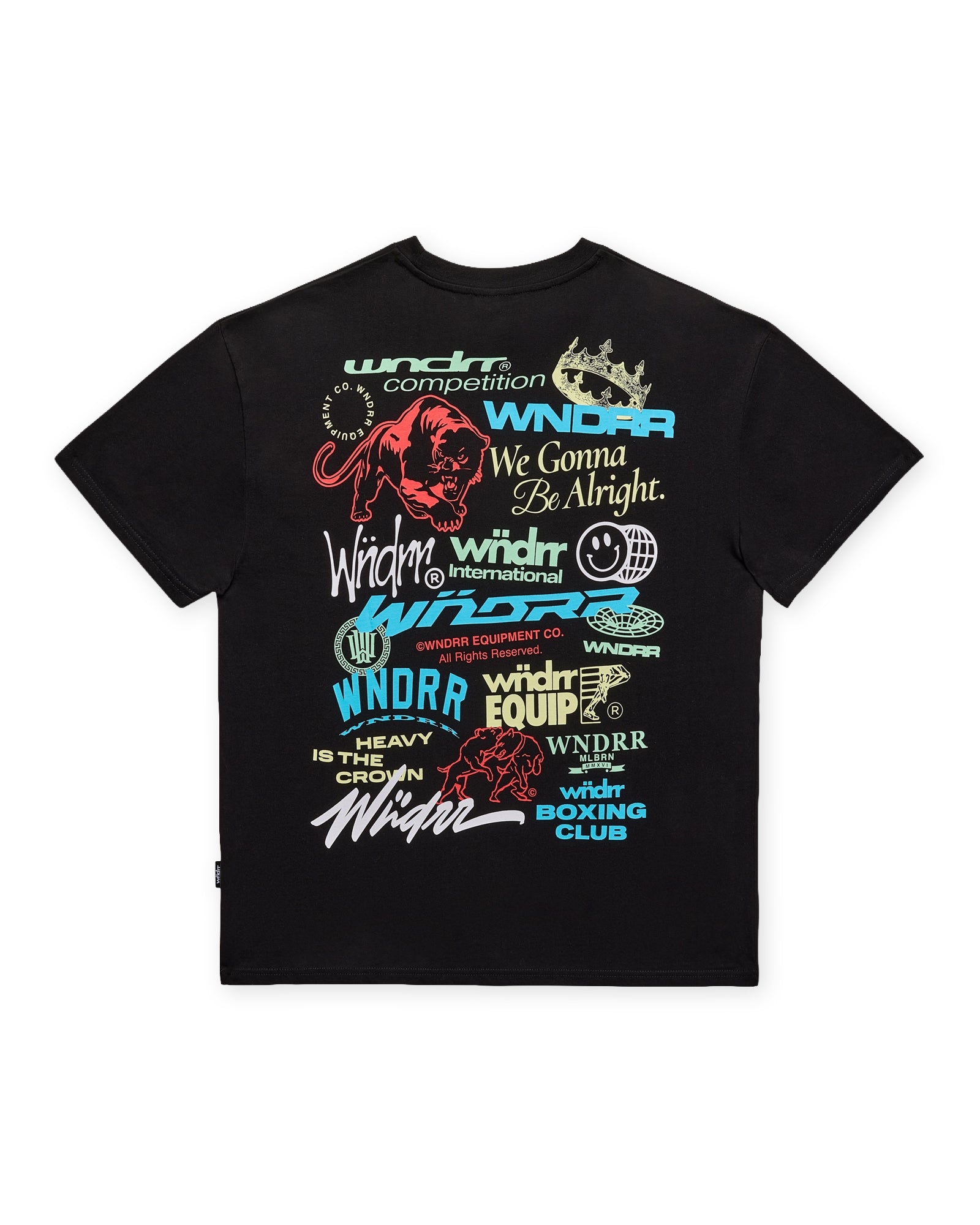 SYNDICATE BOX FIT TEE - BLACK