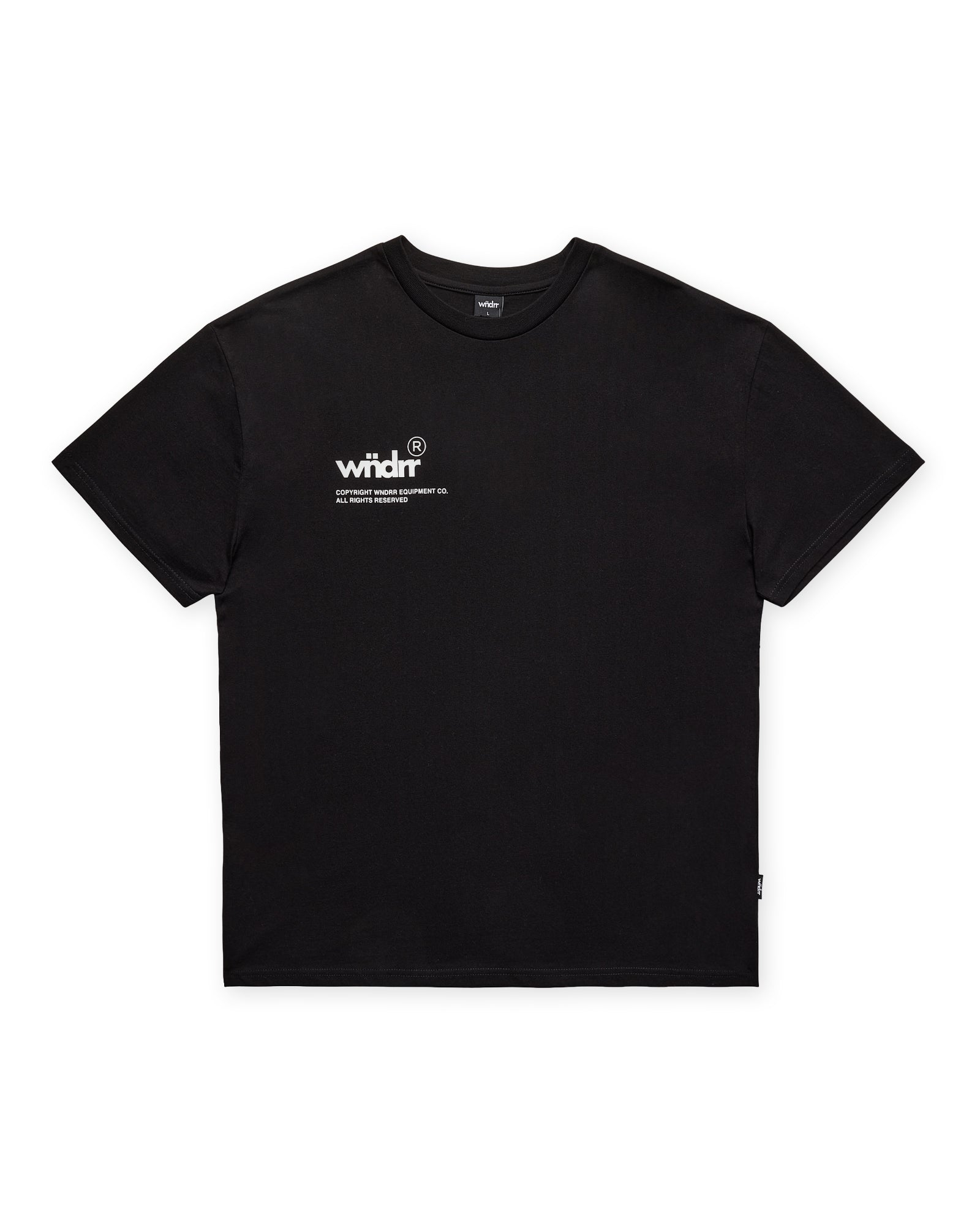 SYNDICATE BOX FIT TEE - BLACK