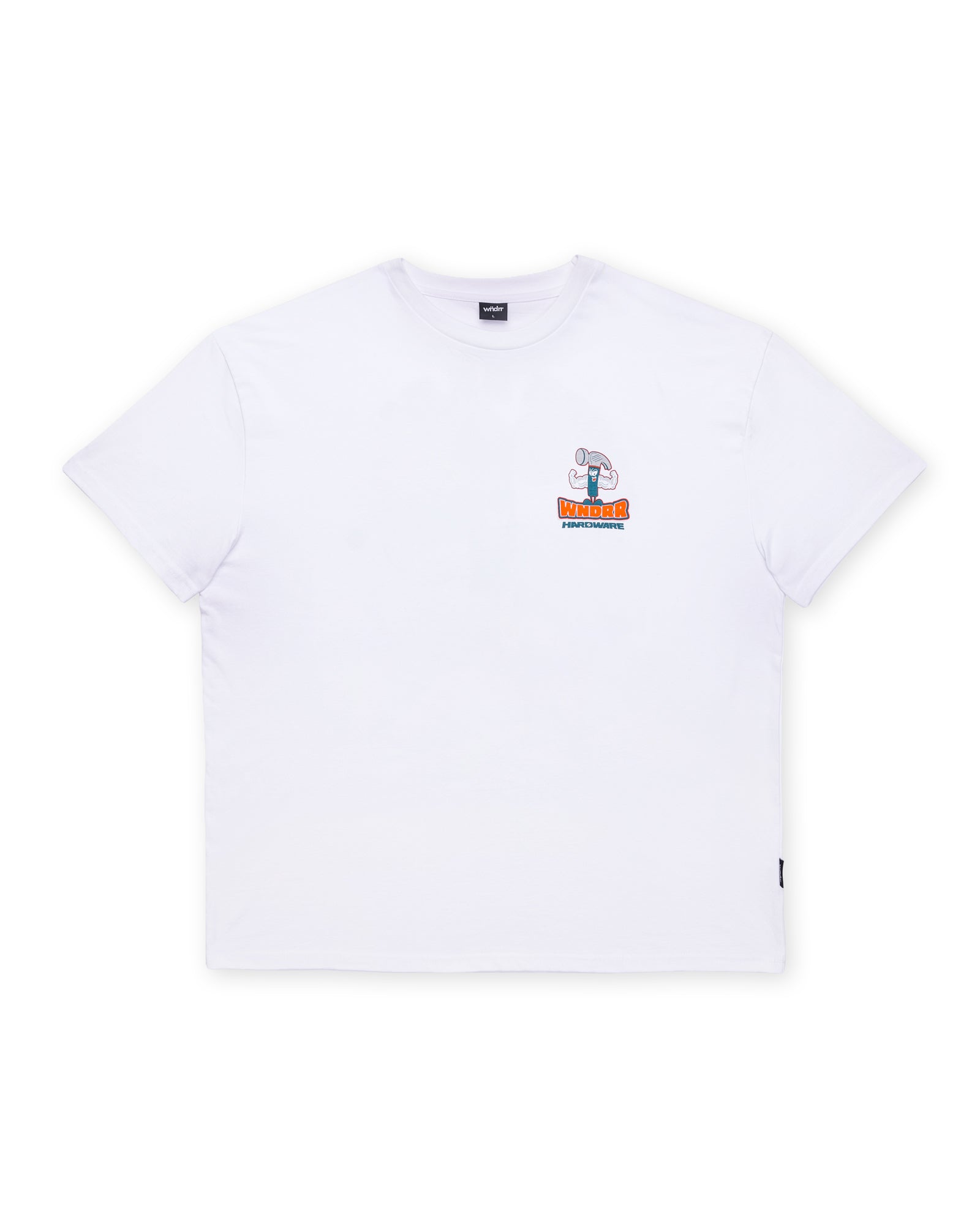HARDWARE BOX FIT TEE - WHITE