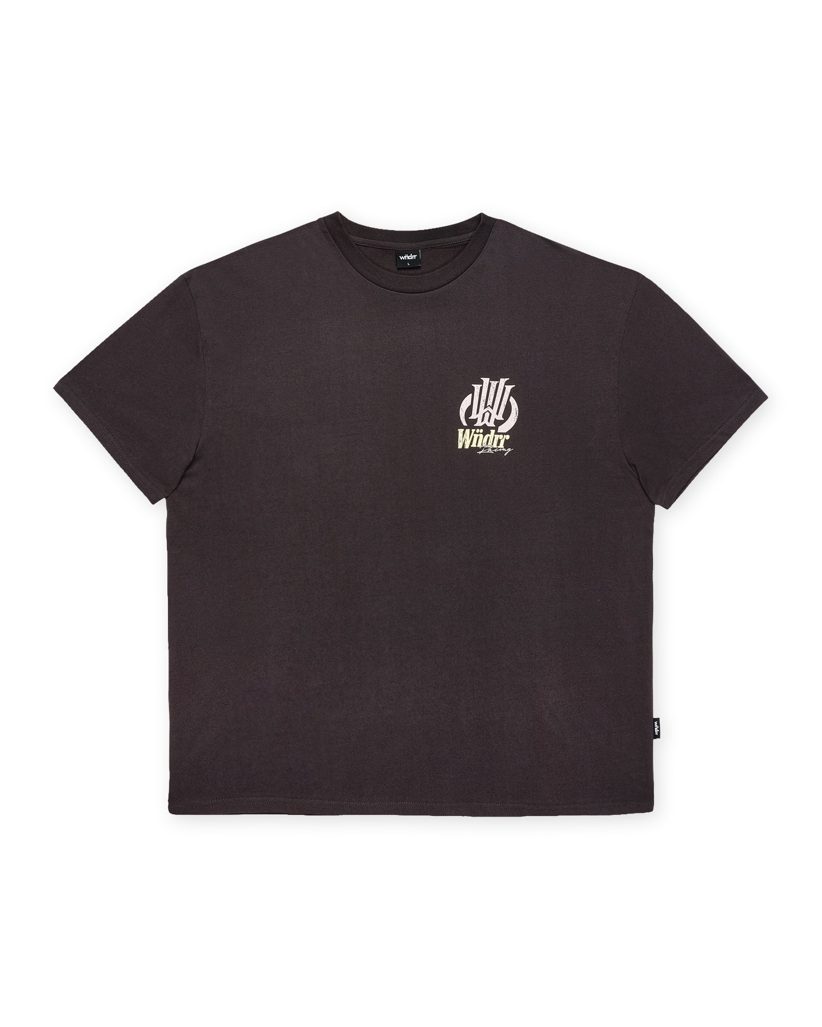 SKYLINE BOX FIT TEE - FADED BLACK