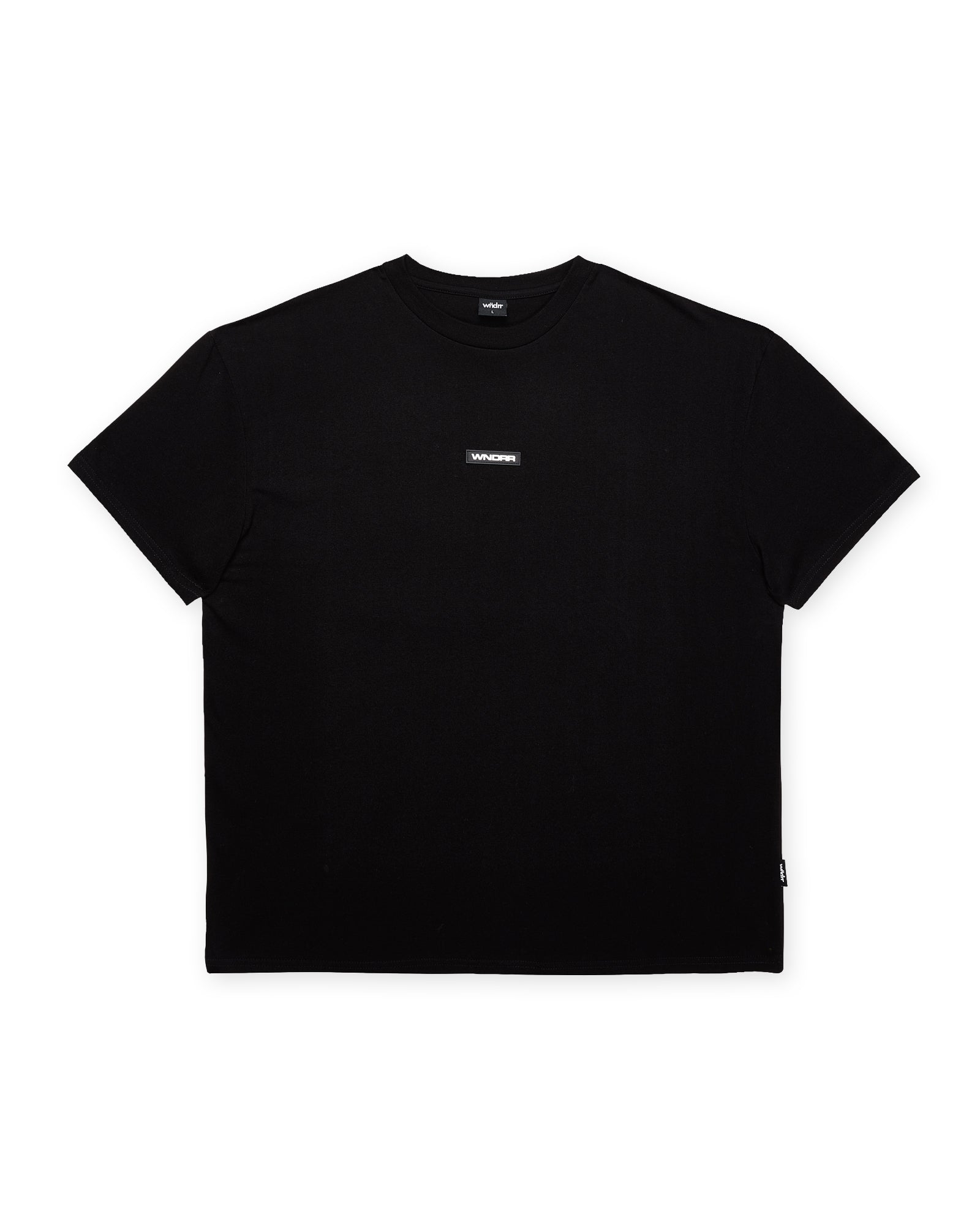 HEXED BOX FIT TEE - BLACK