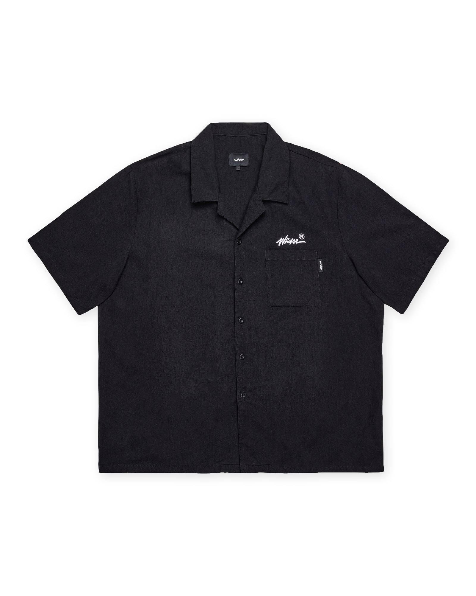 SCRIPT S/S SHIRT - BLACK