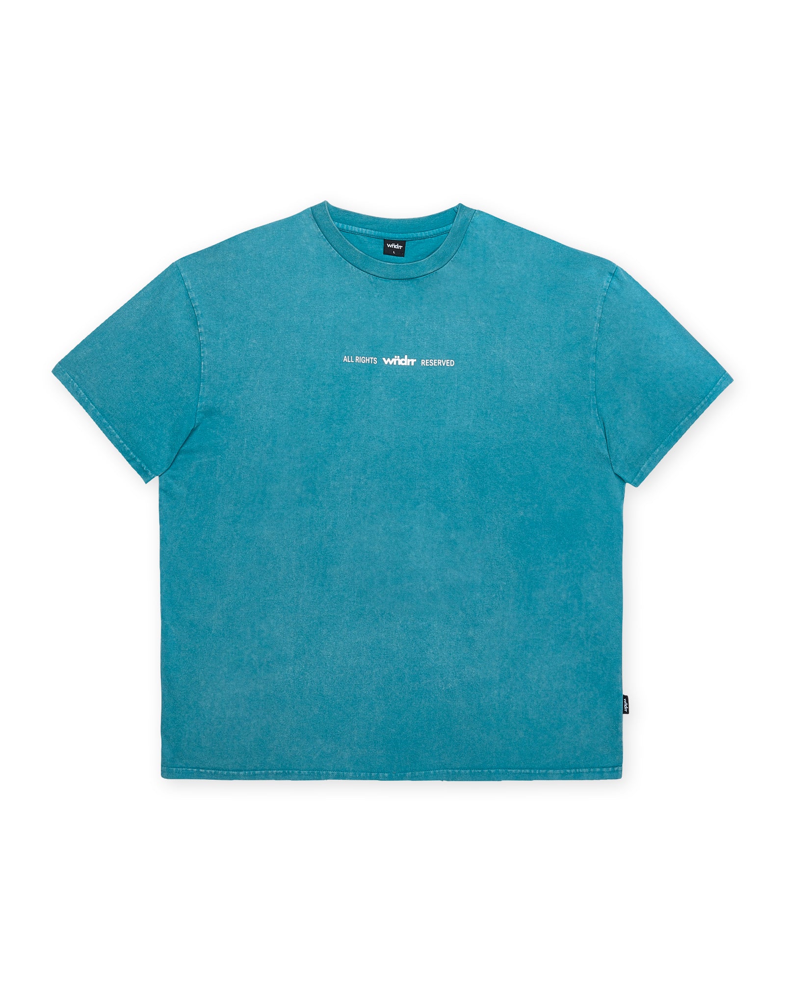 HIGHBORN BOX FIT TEE - WASHED BLUE