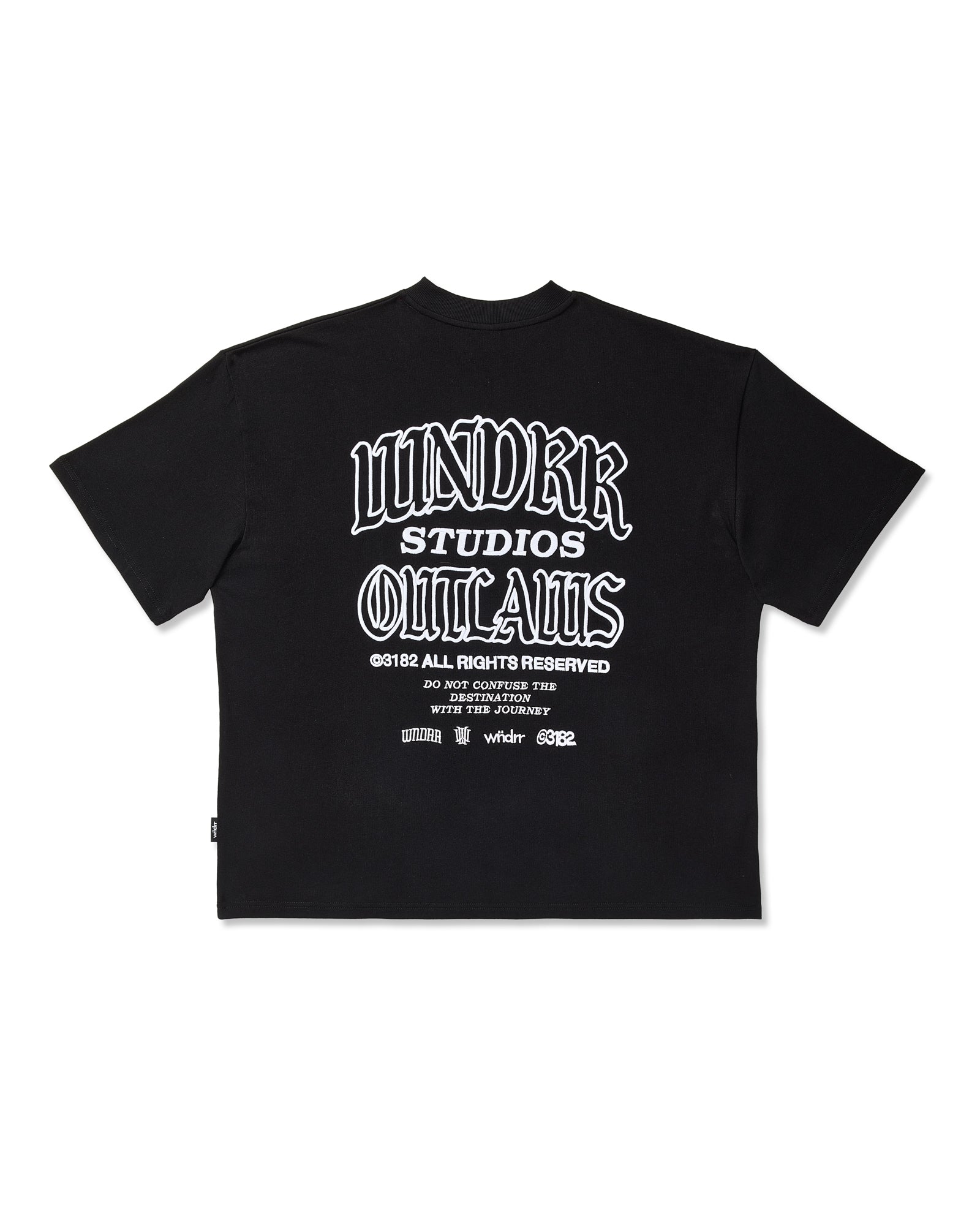 OUTLAWS HEAVY WEIGHT TEE - BLACK