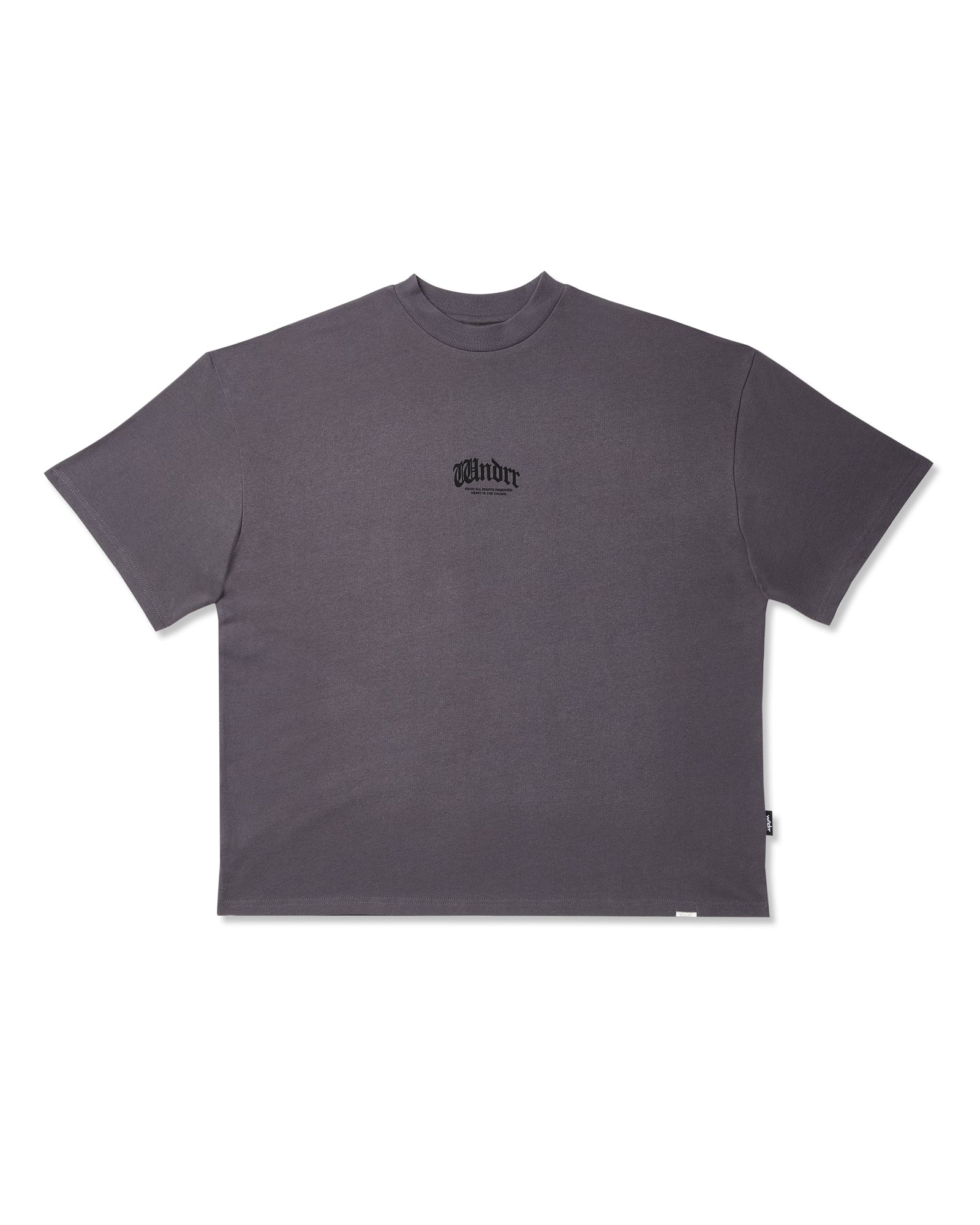 REVIVAL HEAVY WEIGHT TEE - CHARCOAL