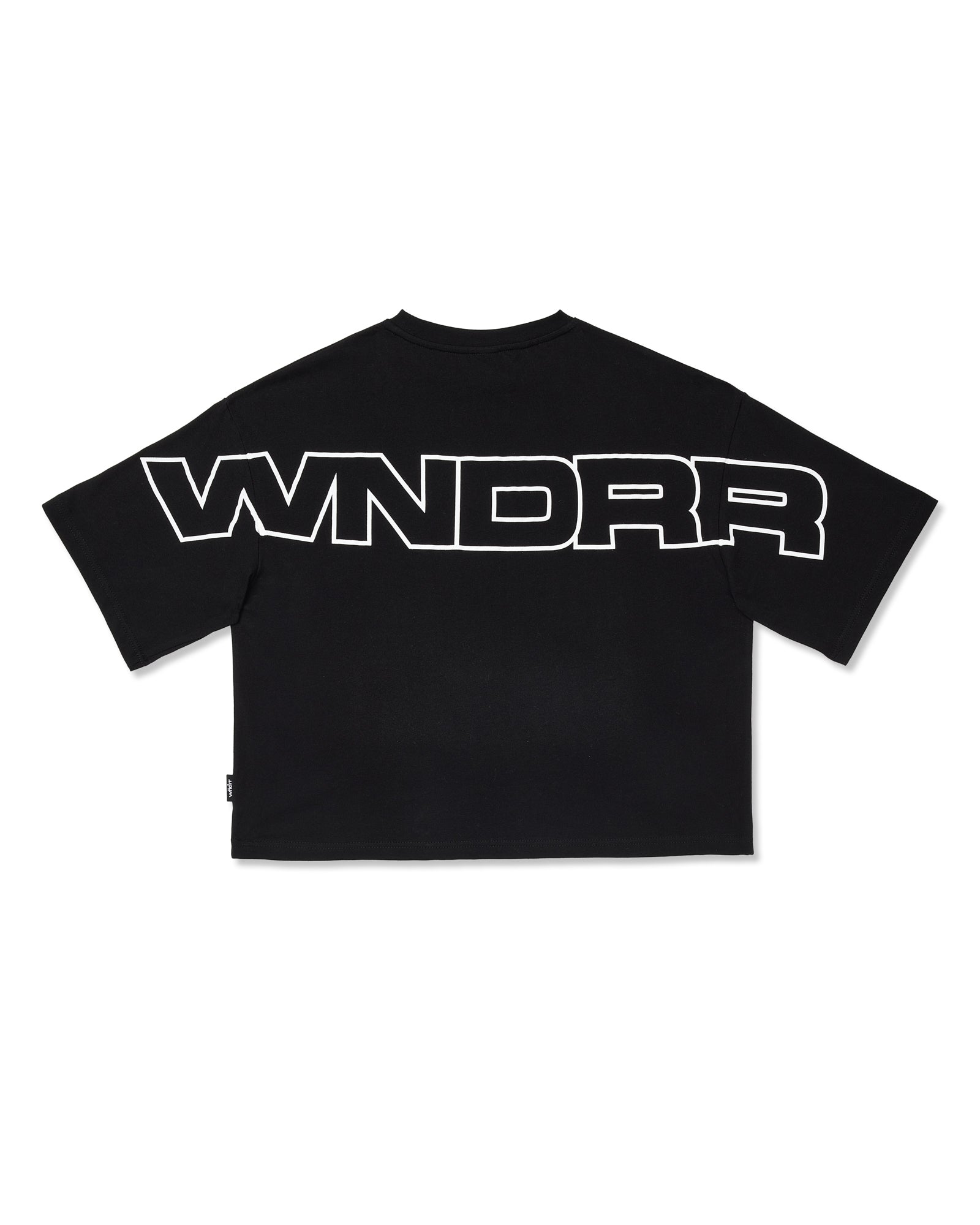 PATRON CROPPED FIT TEE - BLACK