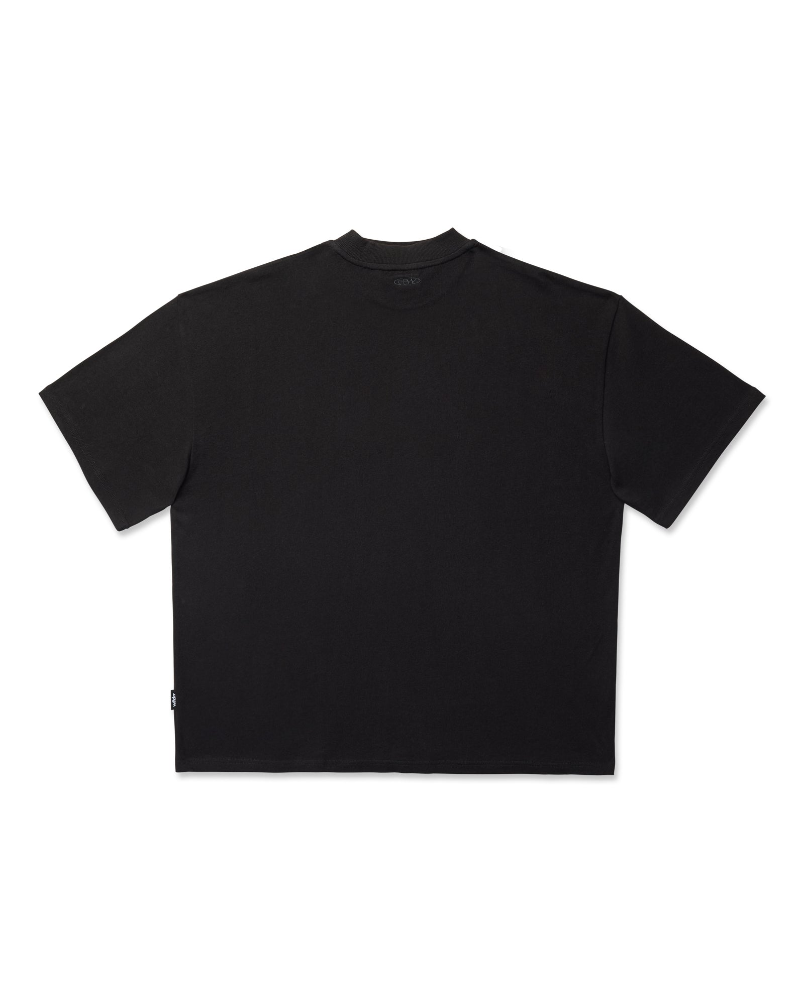 BRIDGE HEAVY WEIGHT TEE - BLACK