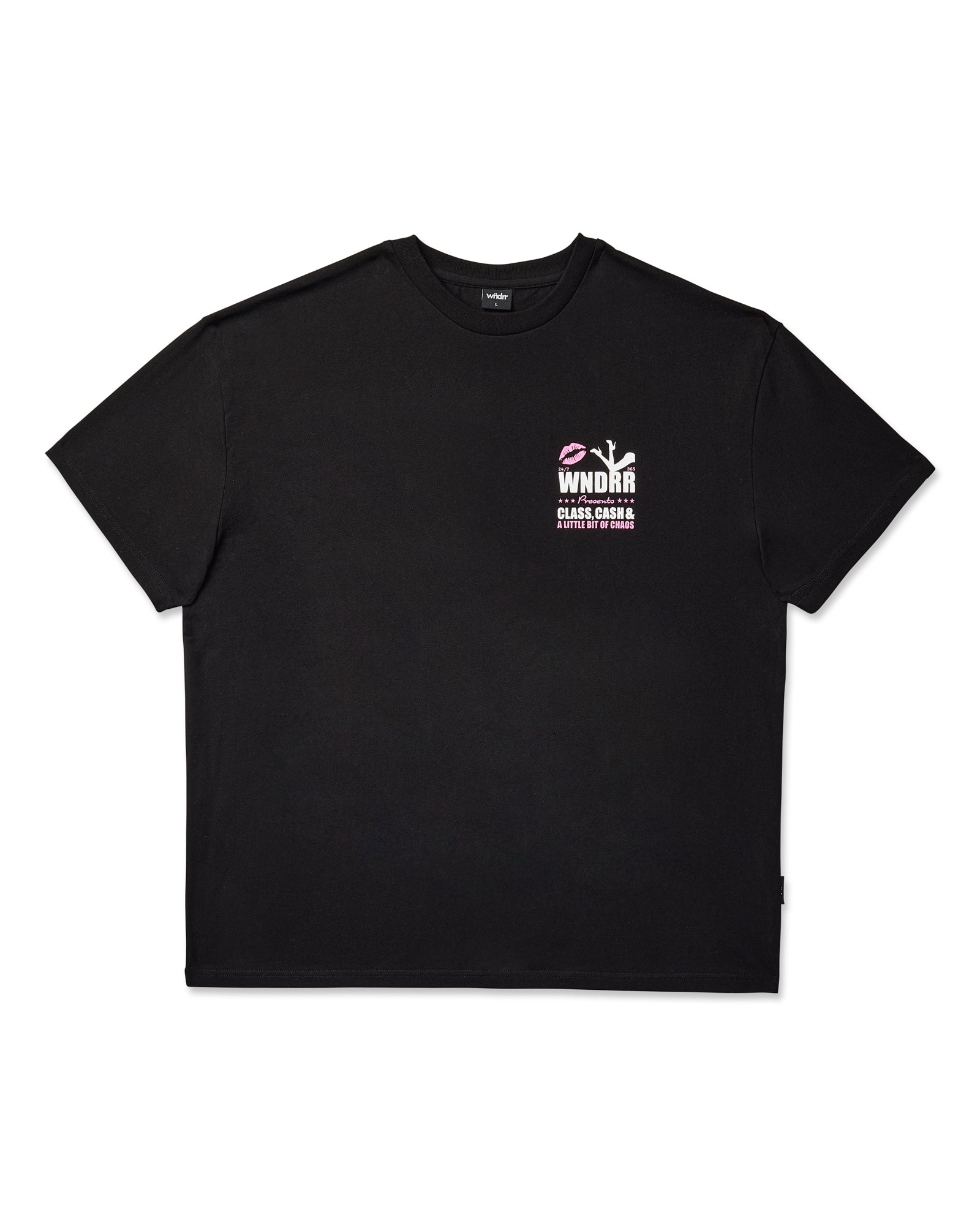 PLEASURE BOX FIT TEE - BLACK