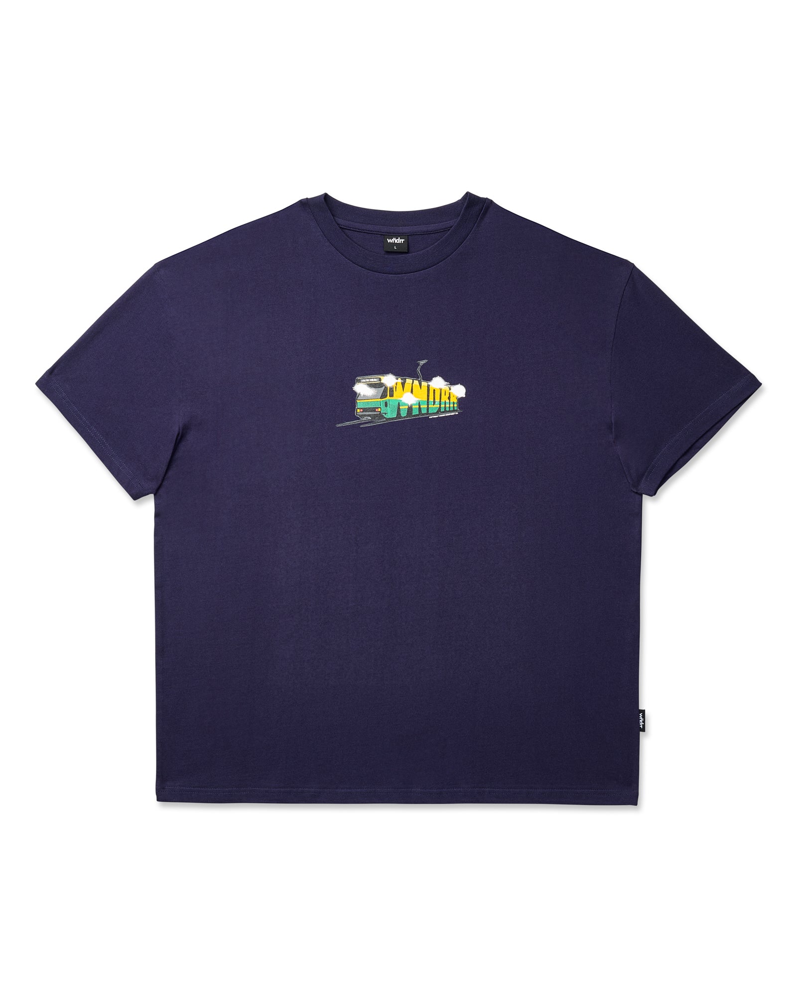 TRAM BOX FIT TEE - NAVY