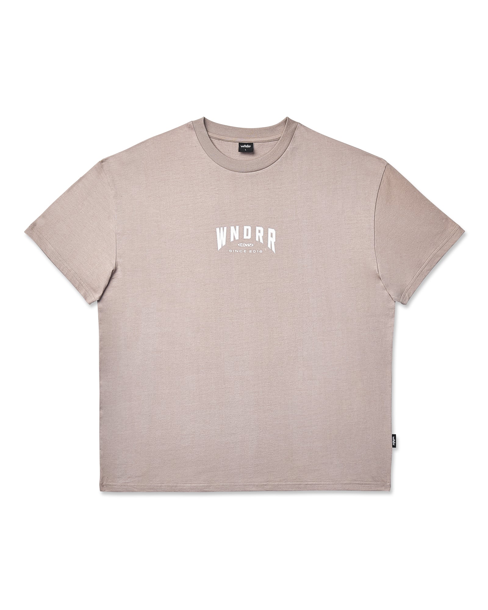 BRIDGE BOX FIT TEE - MOON GREY