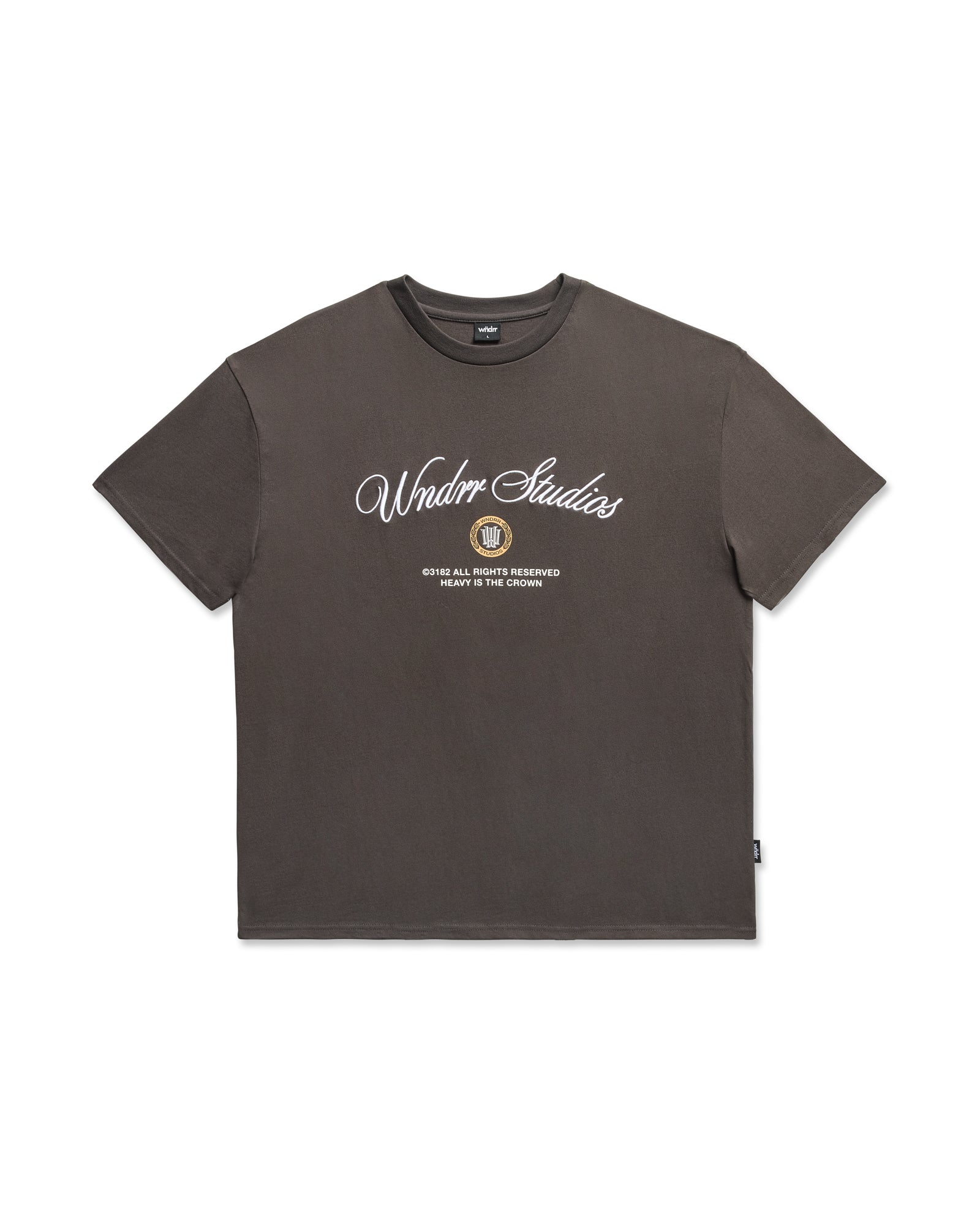 VITA NOVA BOX FIT TEE - FADED BLACK