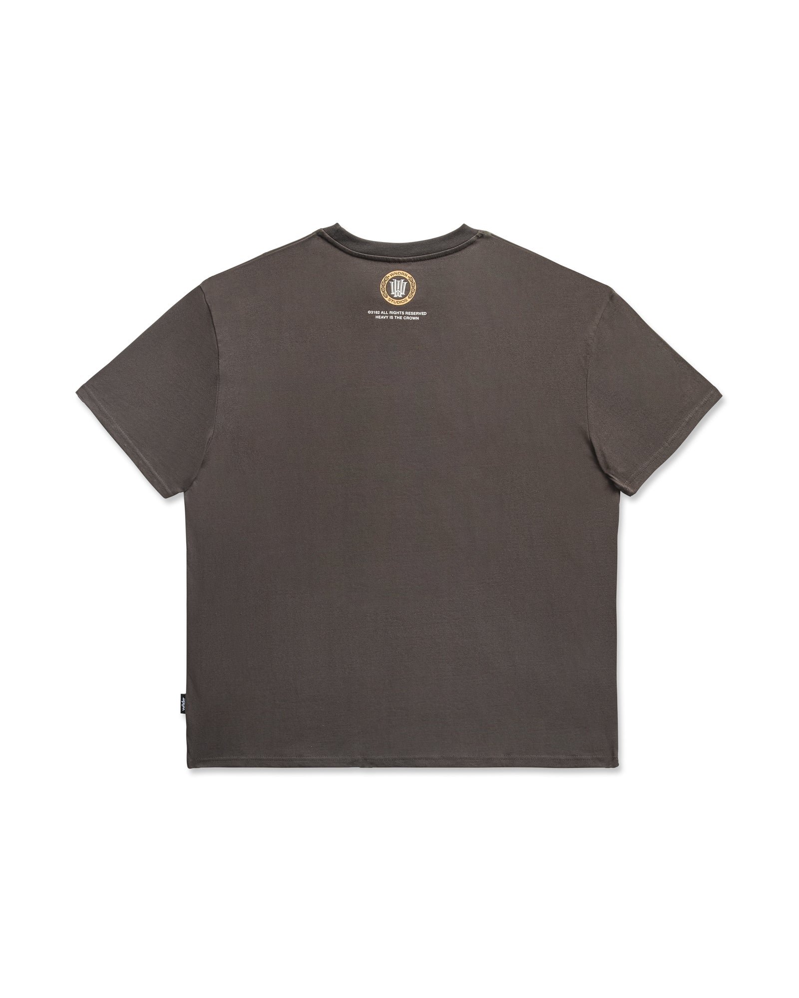 VITA NOVA BOX FIT TEE - FADED BLACK