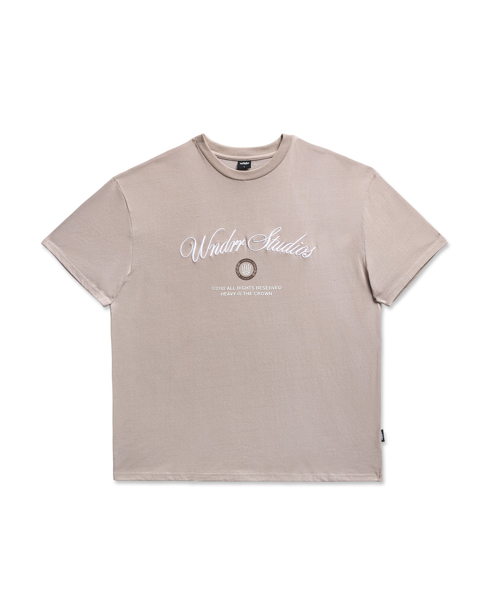 VITA NOVA BOX FIT TEE - MOON GREY