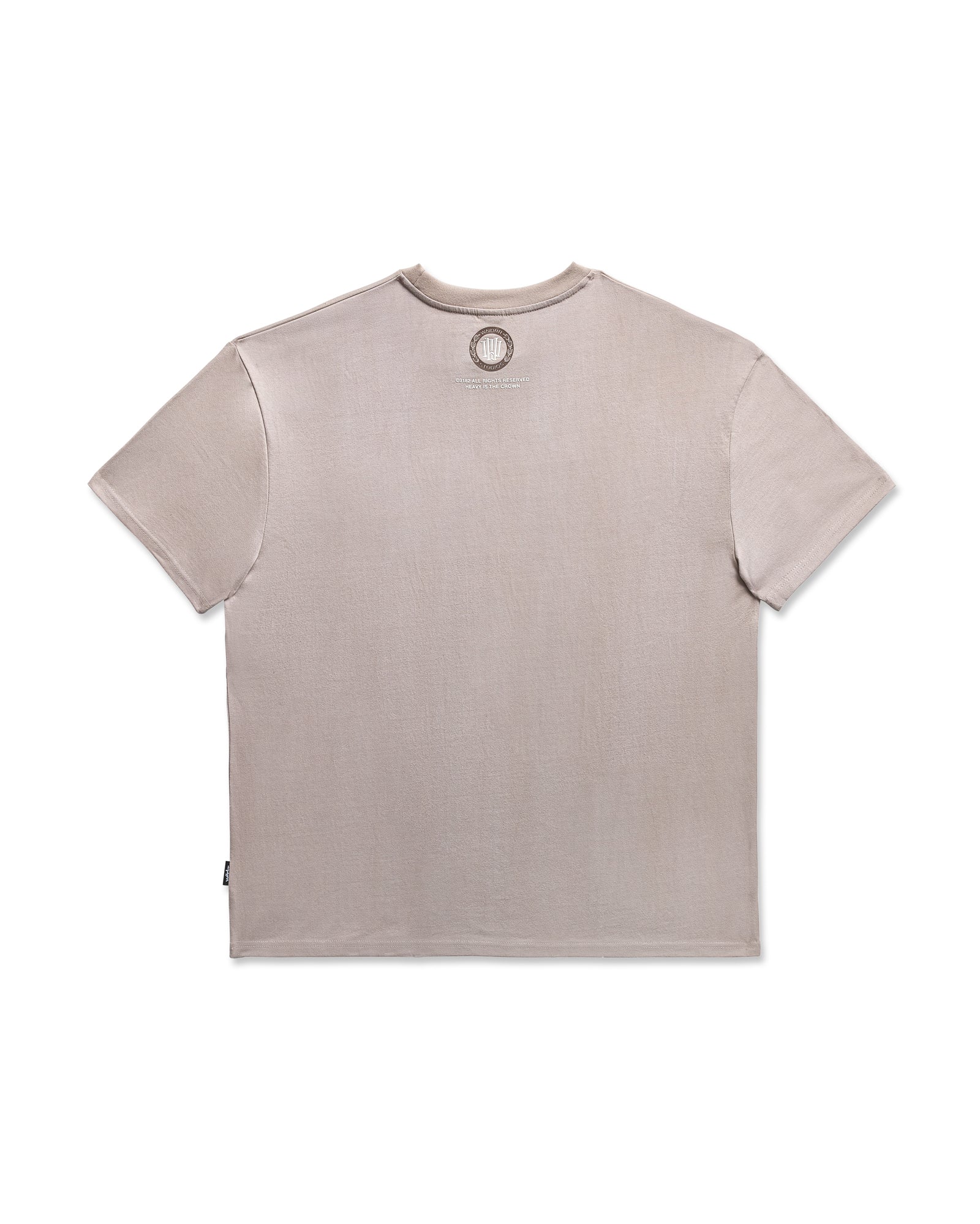 VITA NOVA BOX FIT TEE - MOON GREY