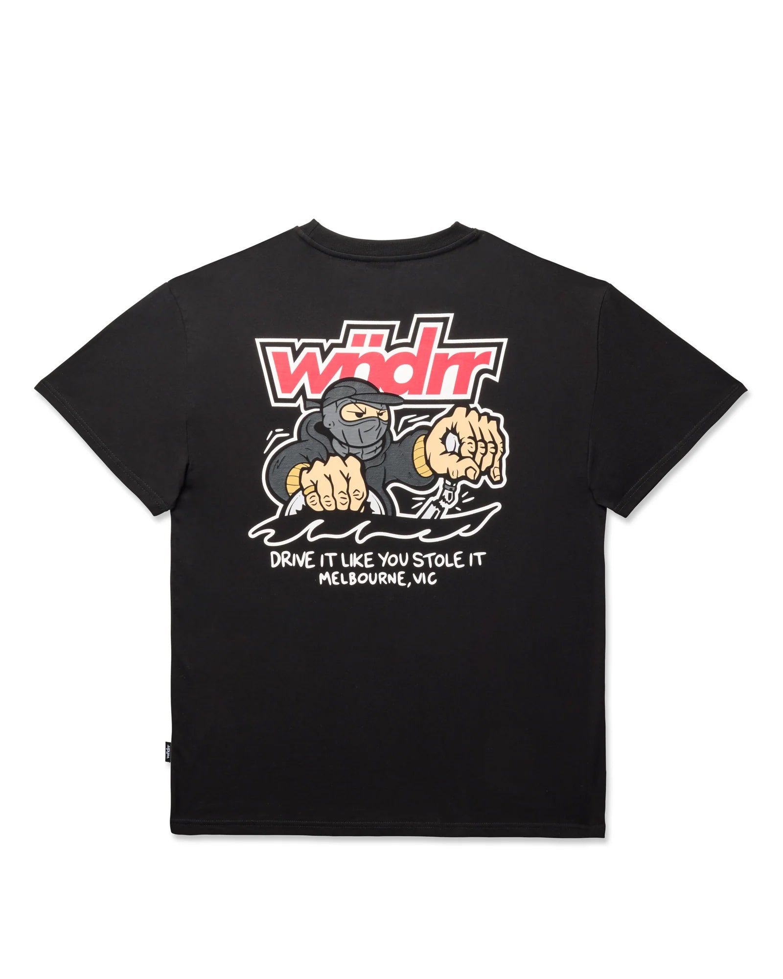 RIPSHIFT BOX FIT TEE - BLACK