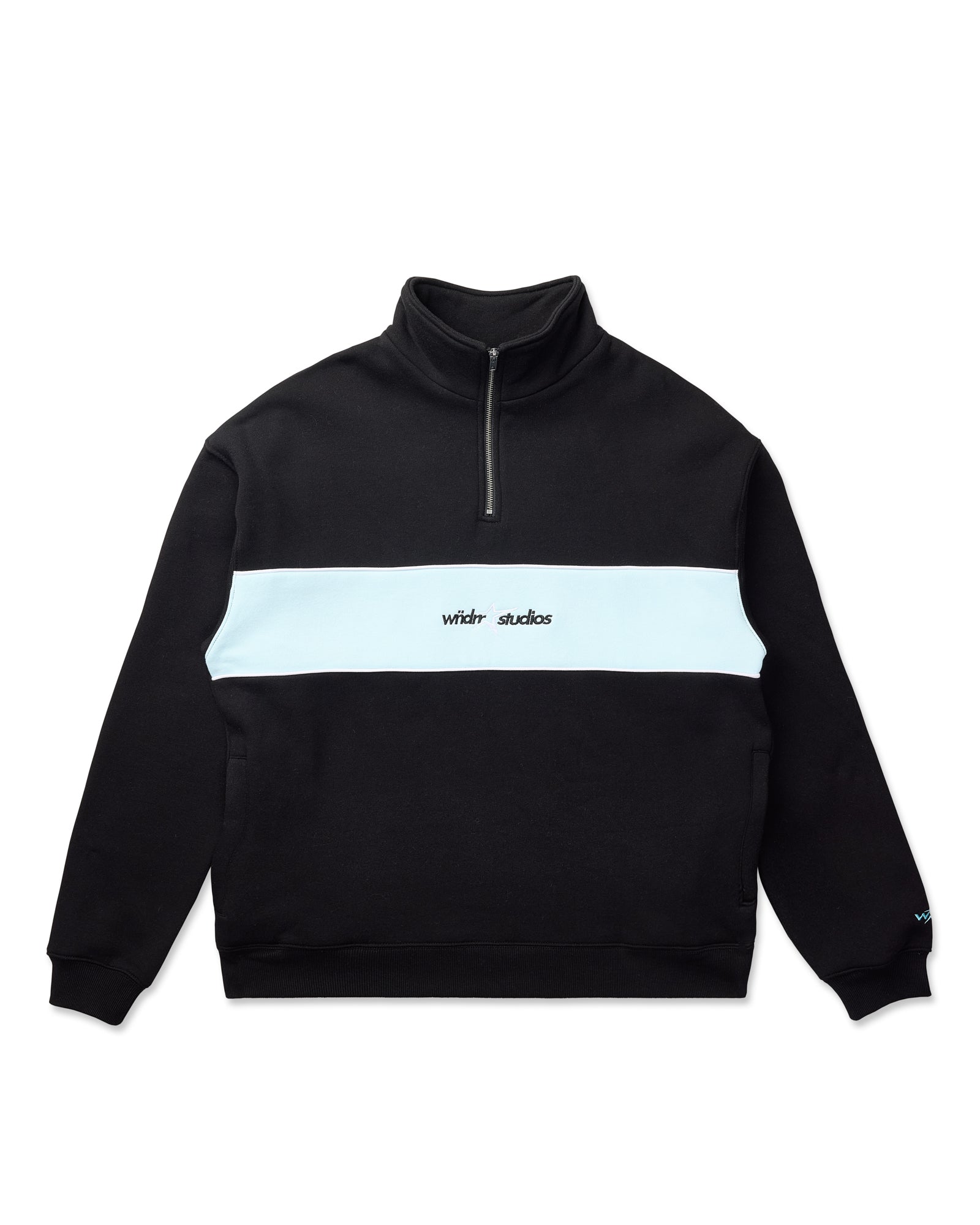 STXR 1/4 ZIP SWEAT - BLACK