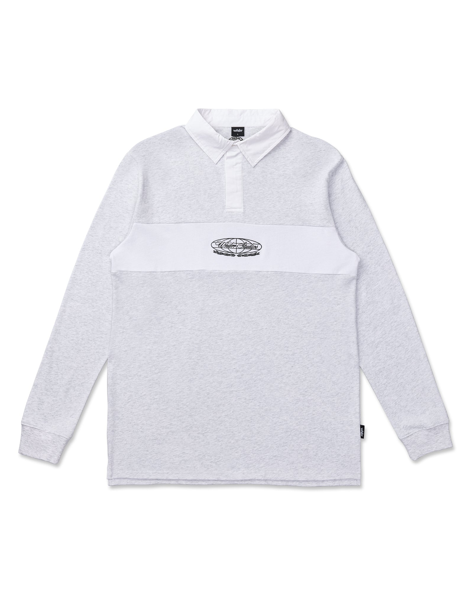 MAISON RUGBY POLO TOP - WHITE MARLE