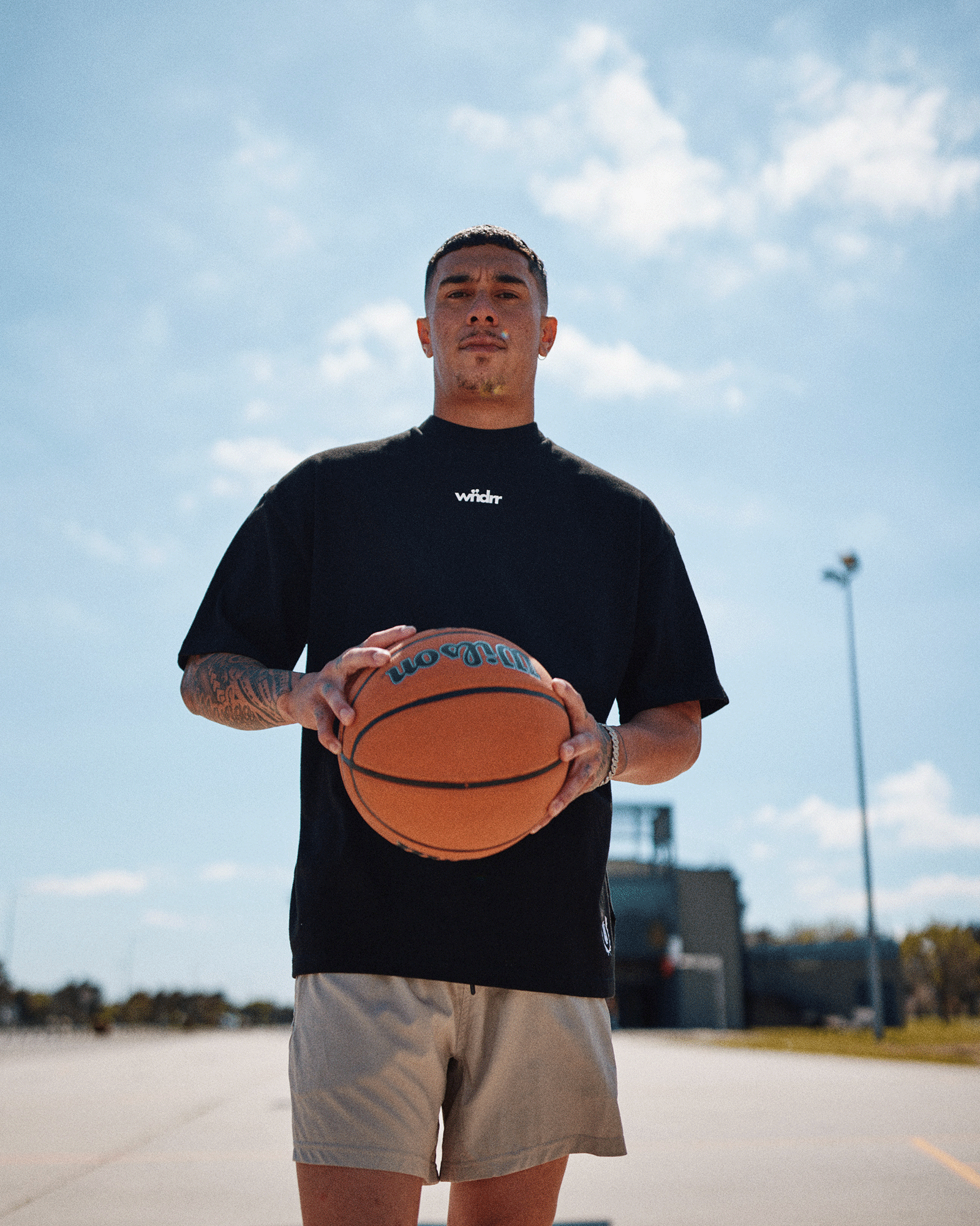 AEROSOL HEAVY WEIGHT TEE - BLACK