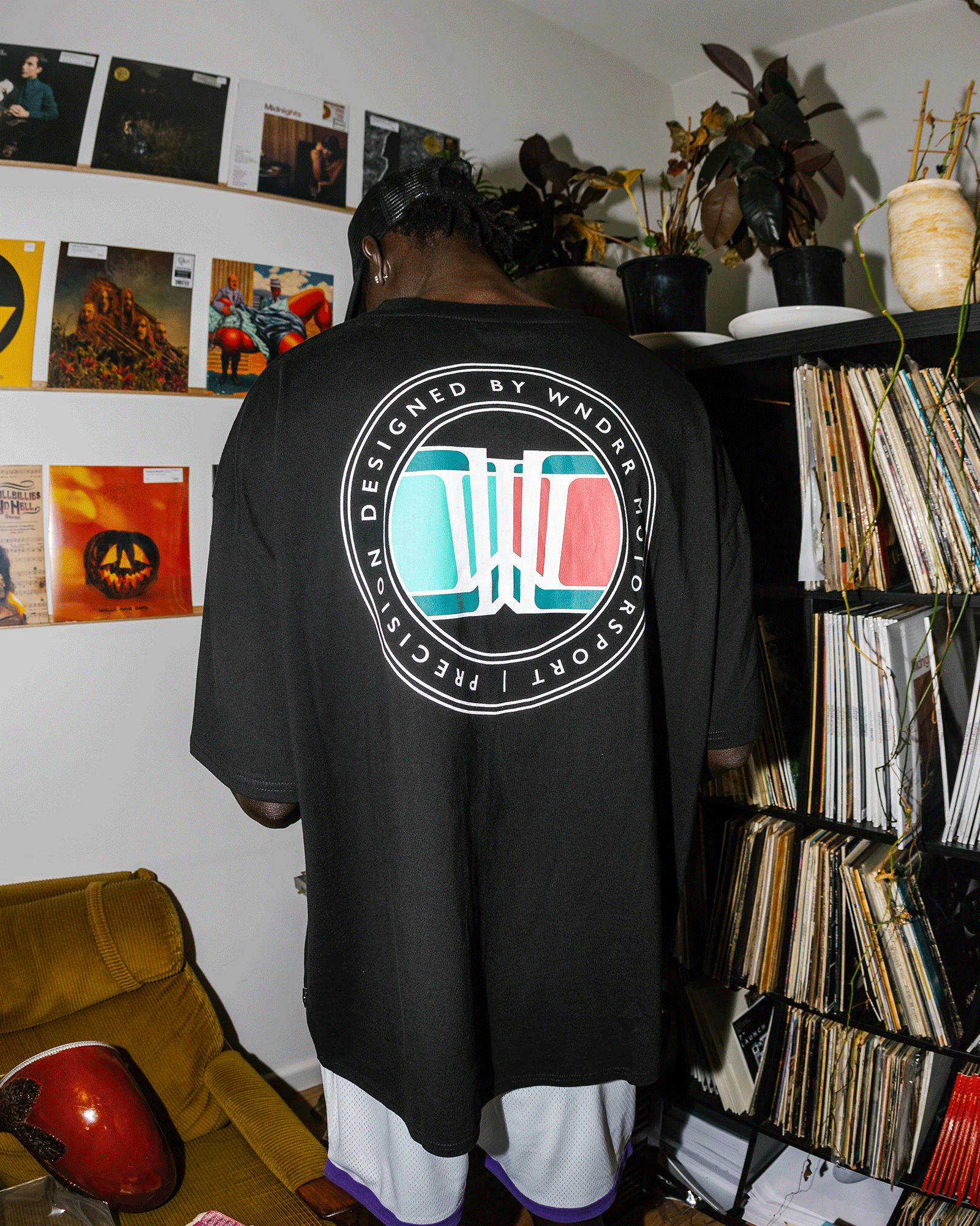 GRAN SPORT BOX FIT TEE - BLACK
