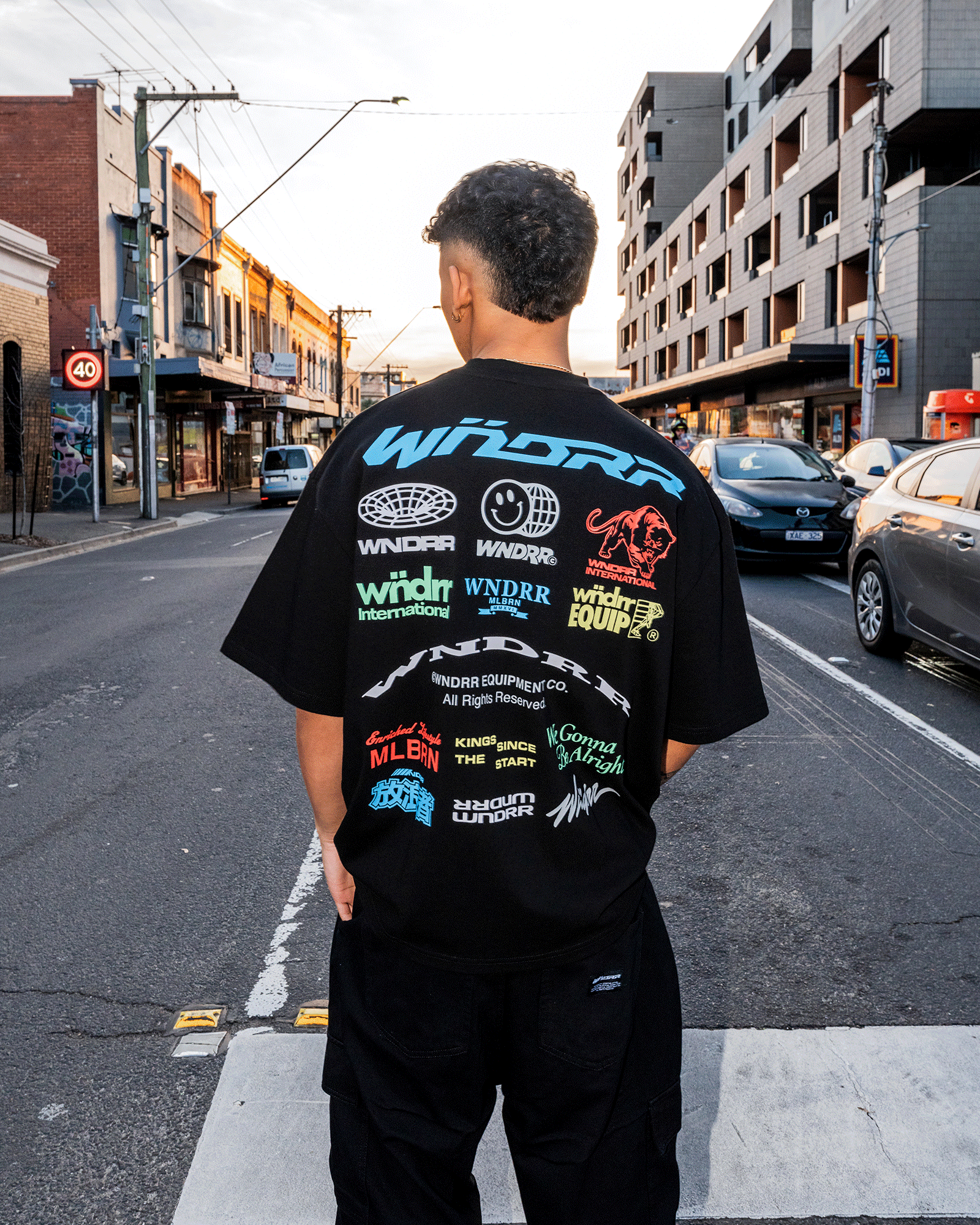 REPRESENT HEAVY WEIGHT TEE - BLACK