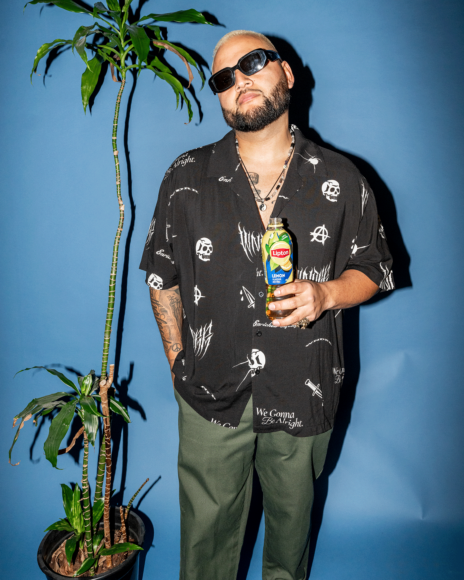 DESPAIR S/S PRINT SHIRT - BLACK