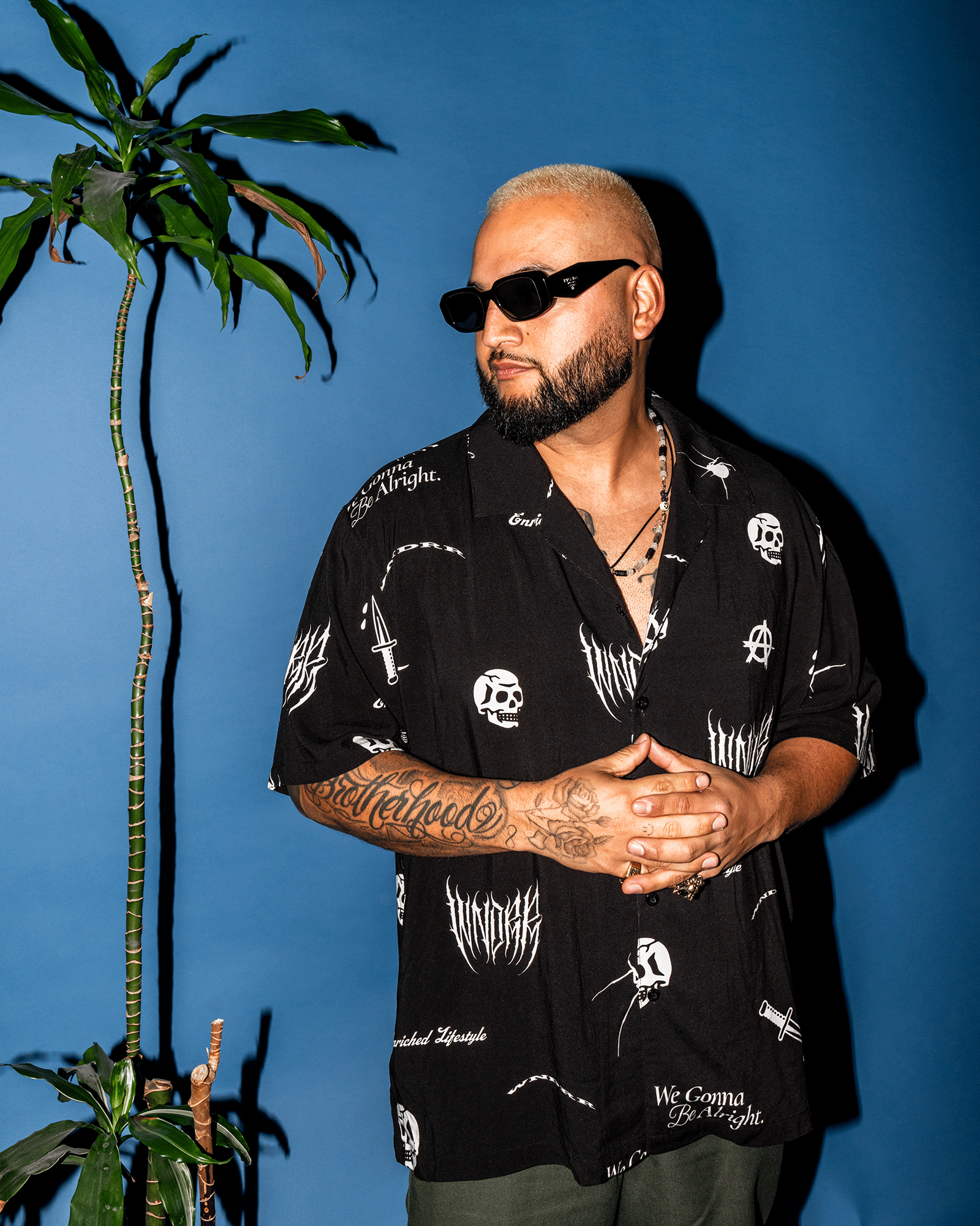 DESPAIR S/S PRINT SHIRT - BLACK