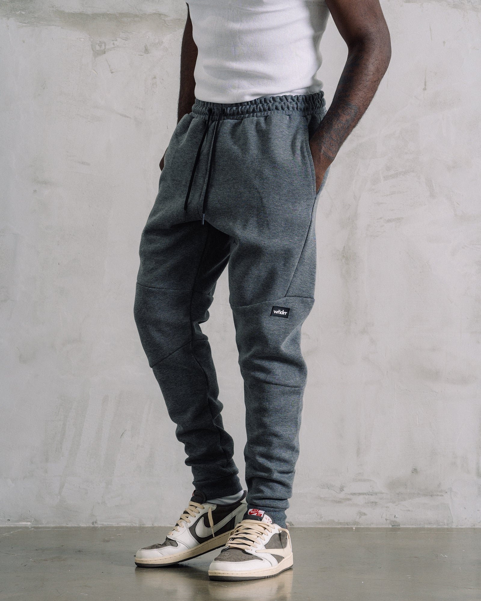 HOXTON V2 TECH TRACKPANT - DARK MARLE