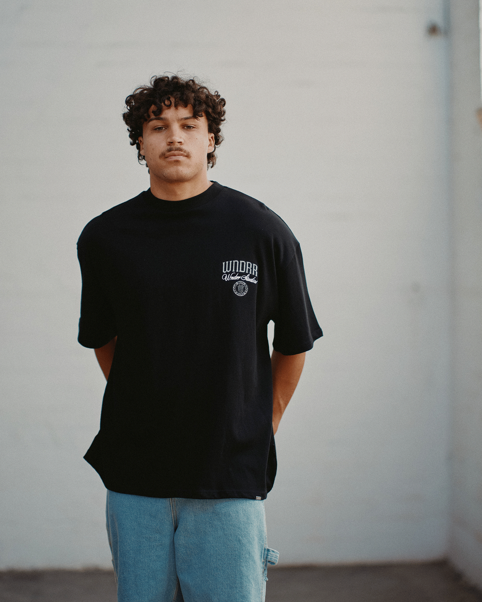 PAVILION HEAVY WEIGHT TEE - BLACK